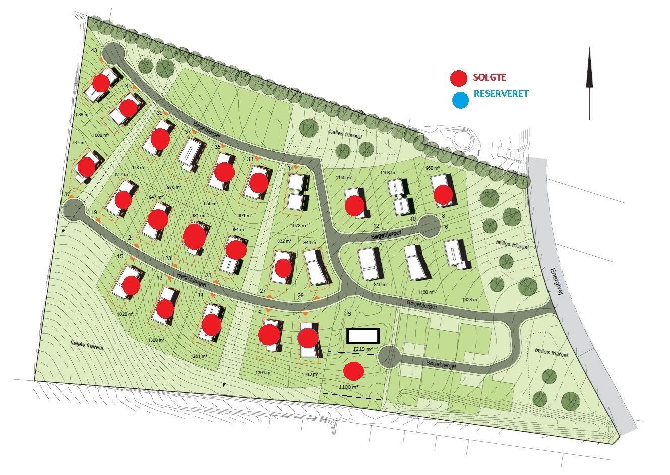 Fremhævet kort billede i fuldskærmstilstand. Billede af Bøgebjerget 4, 8420 Knebel