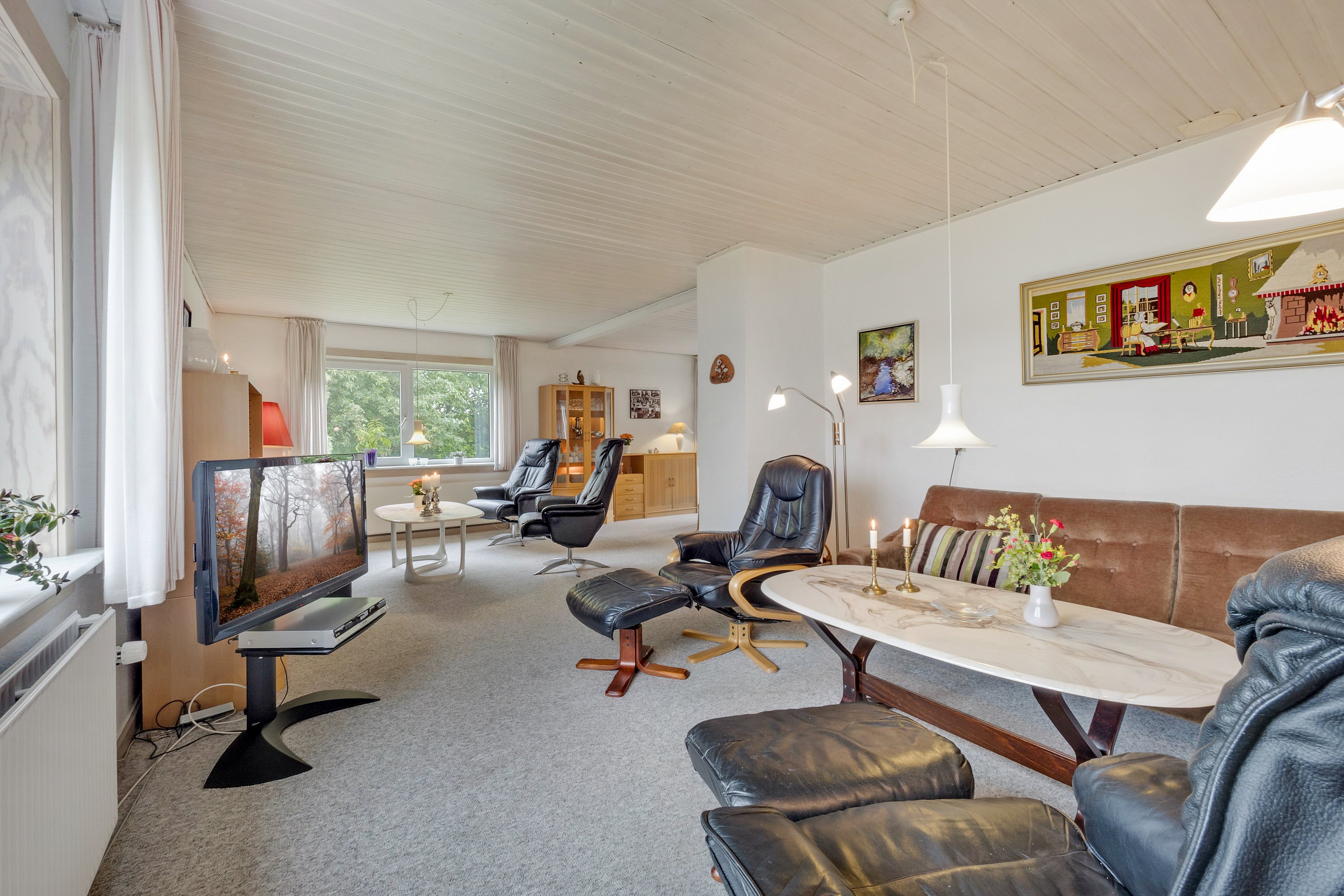 Fremhævet stue billede i fuldskærmstilstand. Billede af Klitmøllervej 17, Ø. Vandet, 7700 Thisted