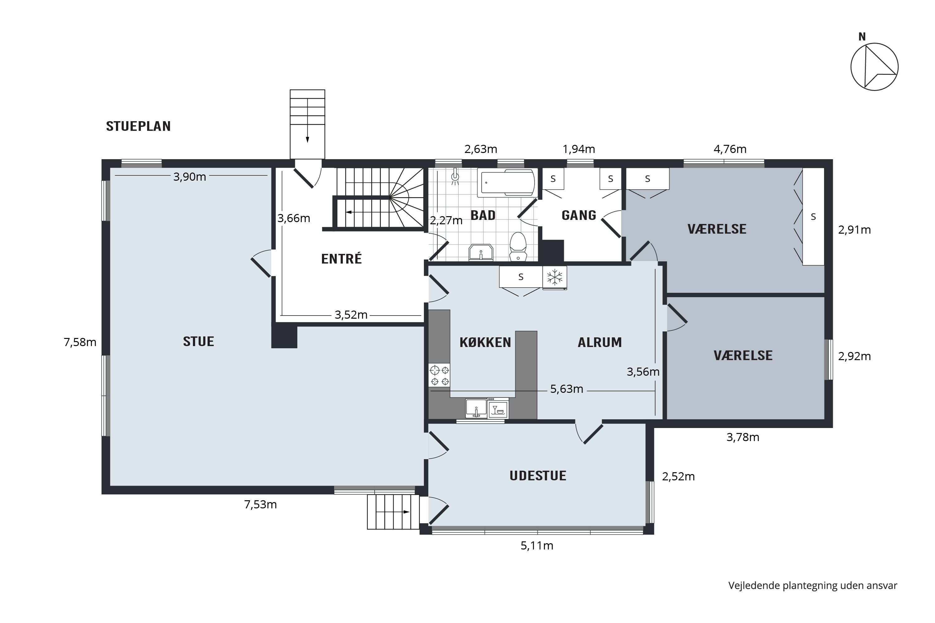 Plantegninger billede af Klitmøllervej 17, Ø. Vandet, 7700 Thisted