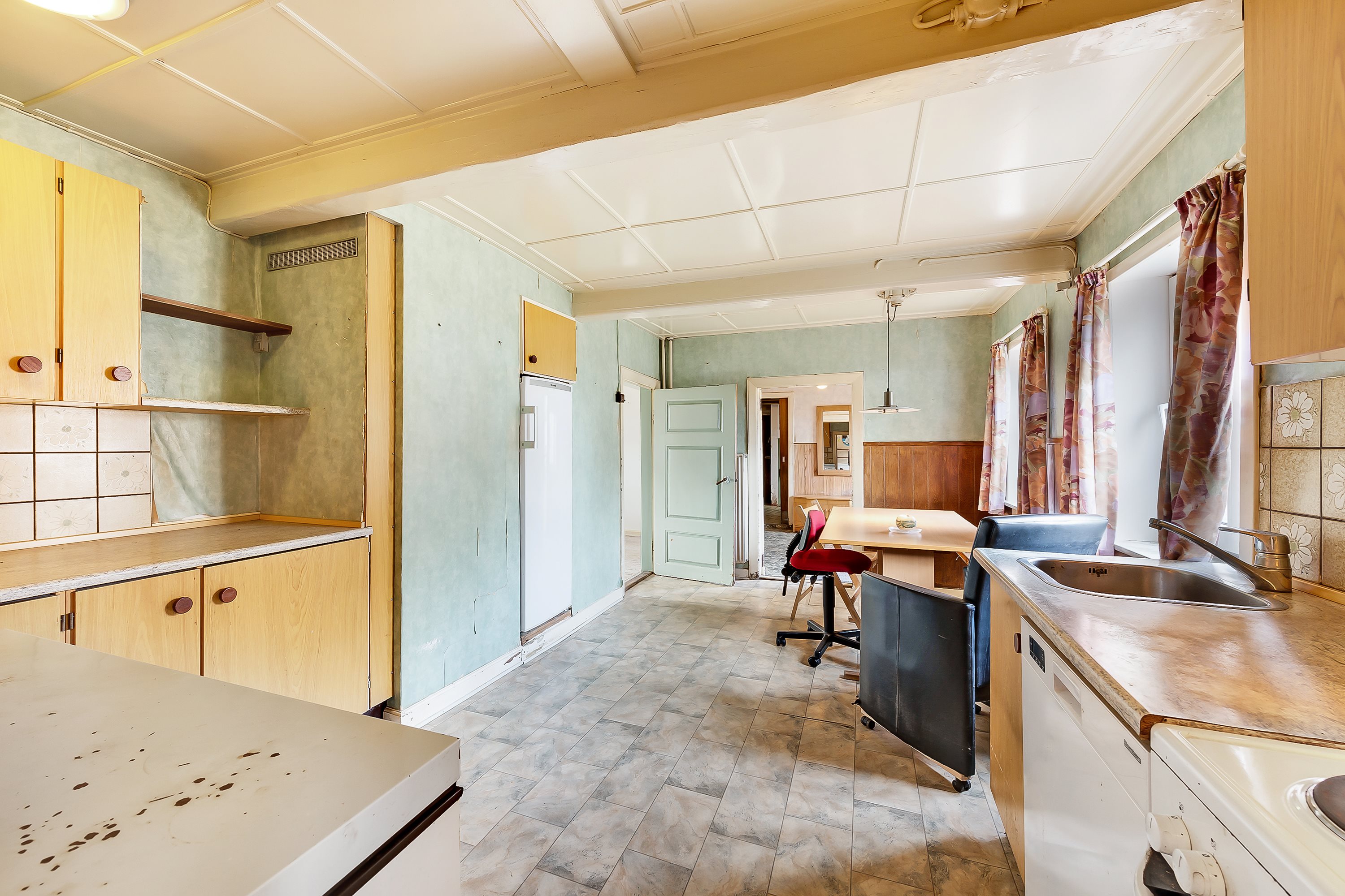 Fremhævet køkken billede i fuldskærmstilstand. Billede af Nymark 6, Hygummark, 6630 Rødding