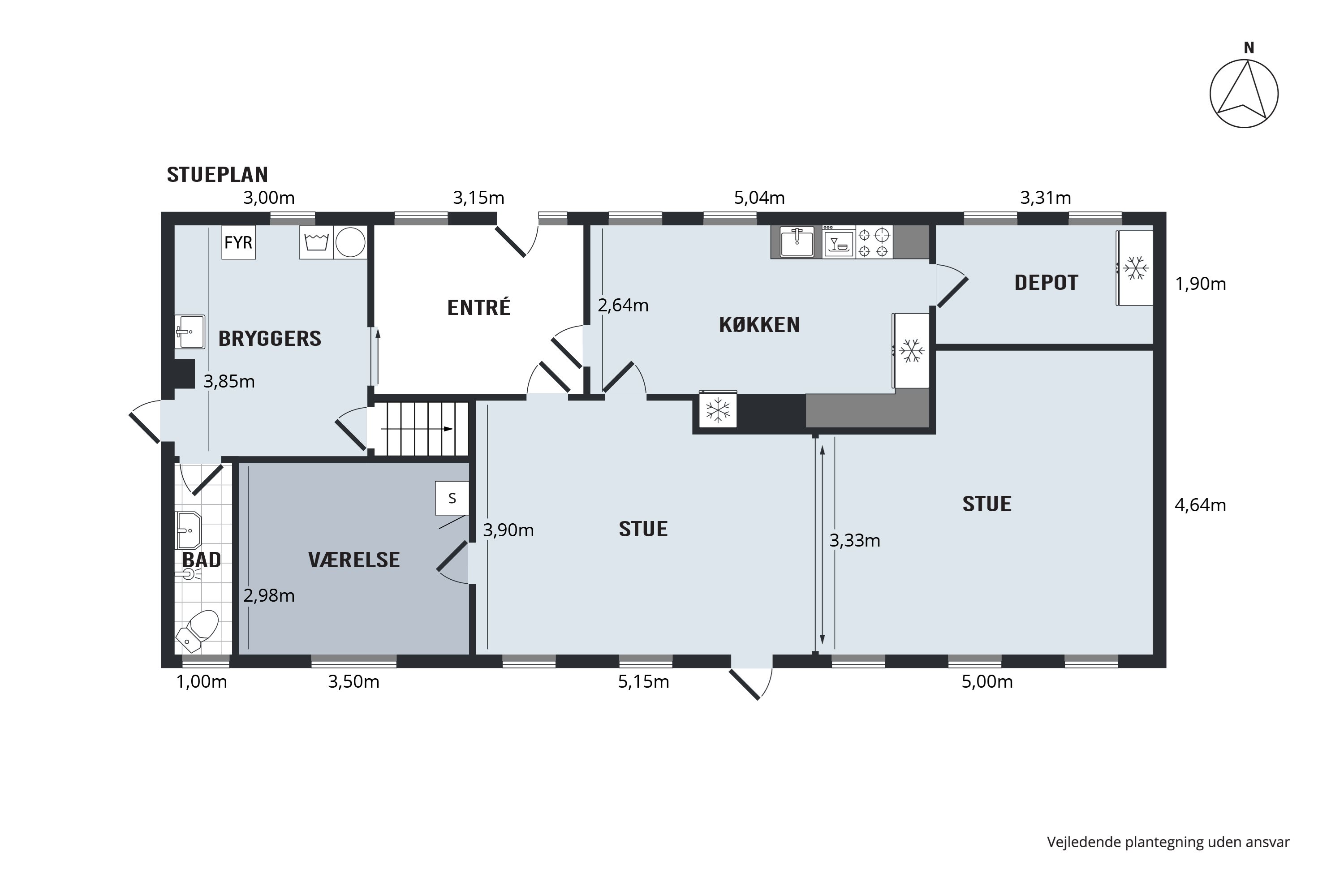 Plantegninger billede af Nymark 6, Hygummark, 6630 Rødding