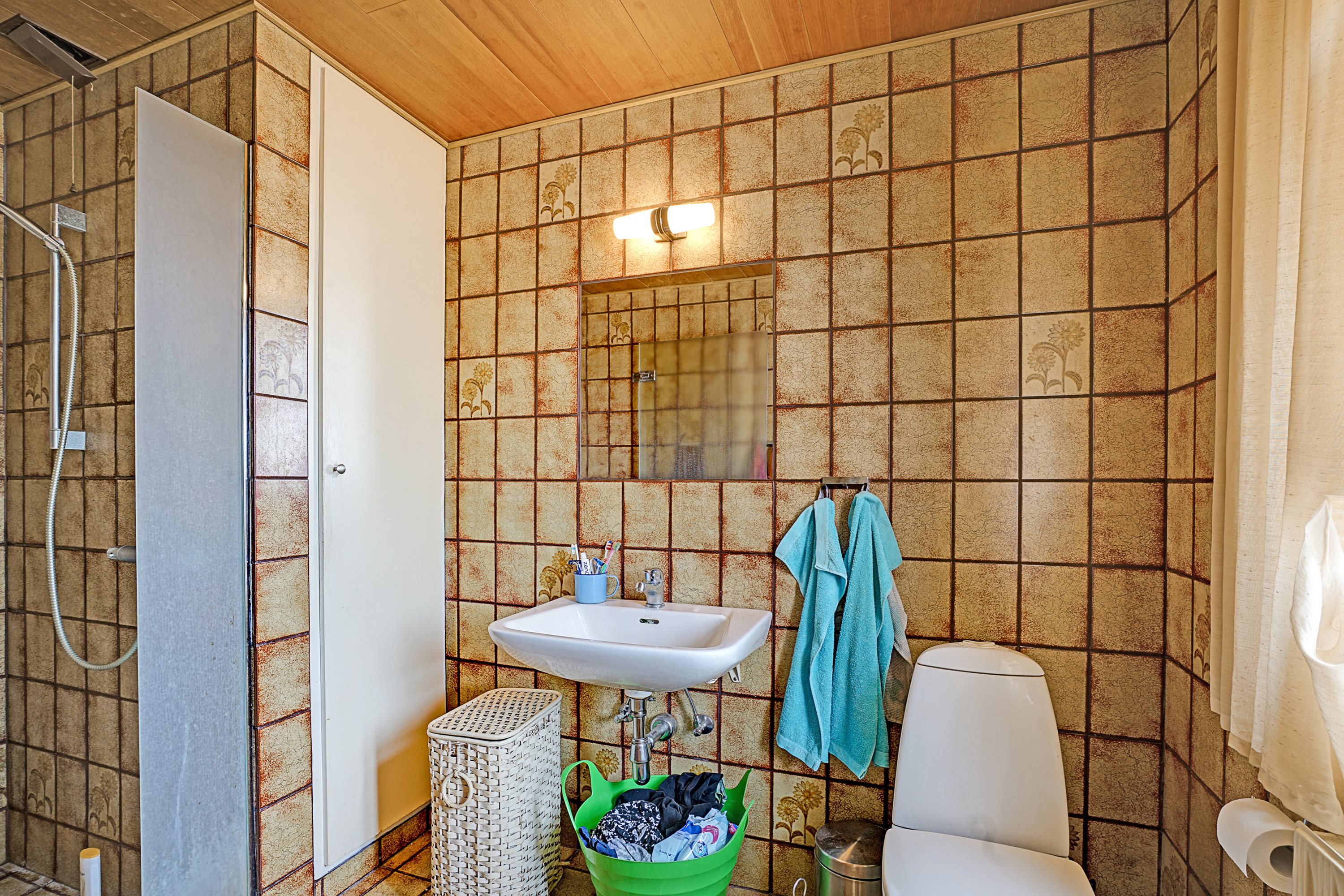 Fremhævet badeværelse billede i fuldskærmstilstand. Billede af Klostervej 15, 8500 Grenaa