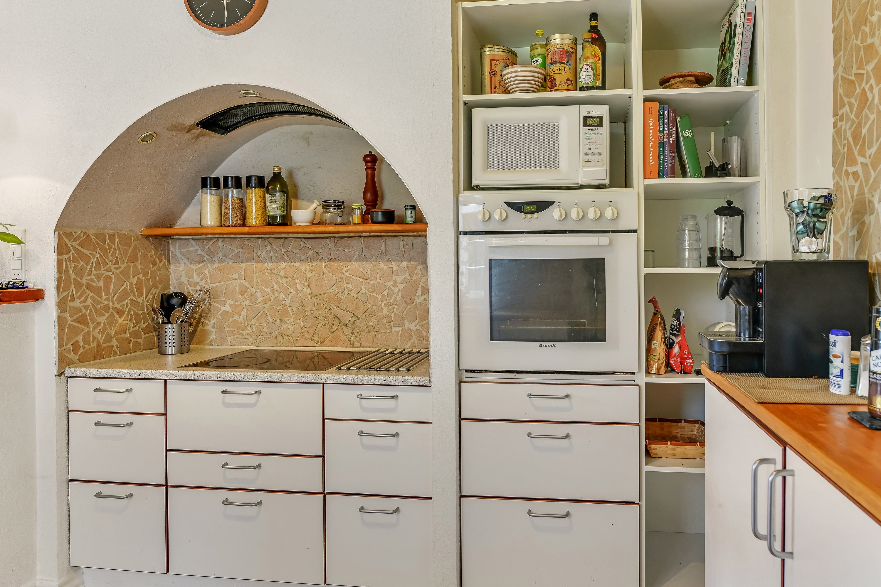 Fremhævet køkken billede i fuldskærmstilstand. Billede af Østergade 13, 6623 Vorbasse