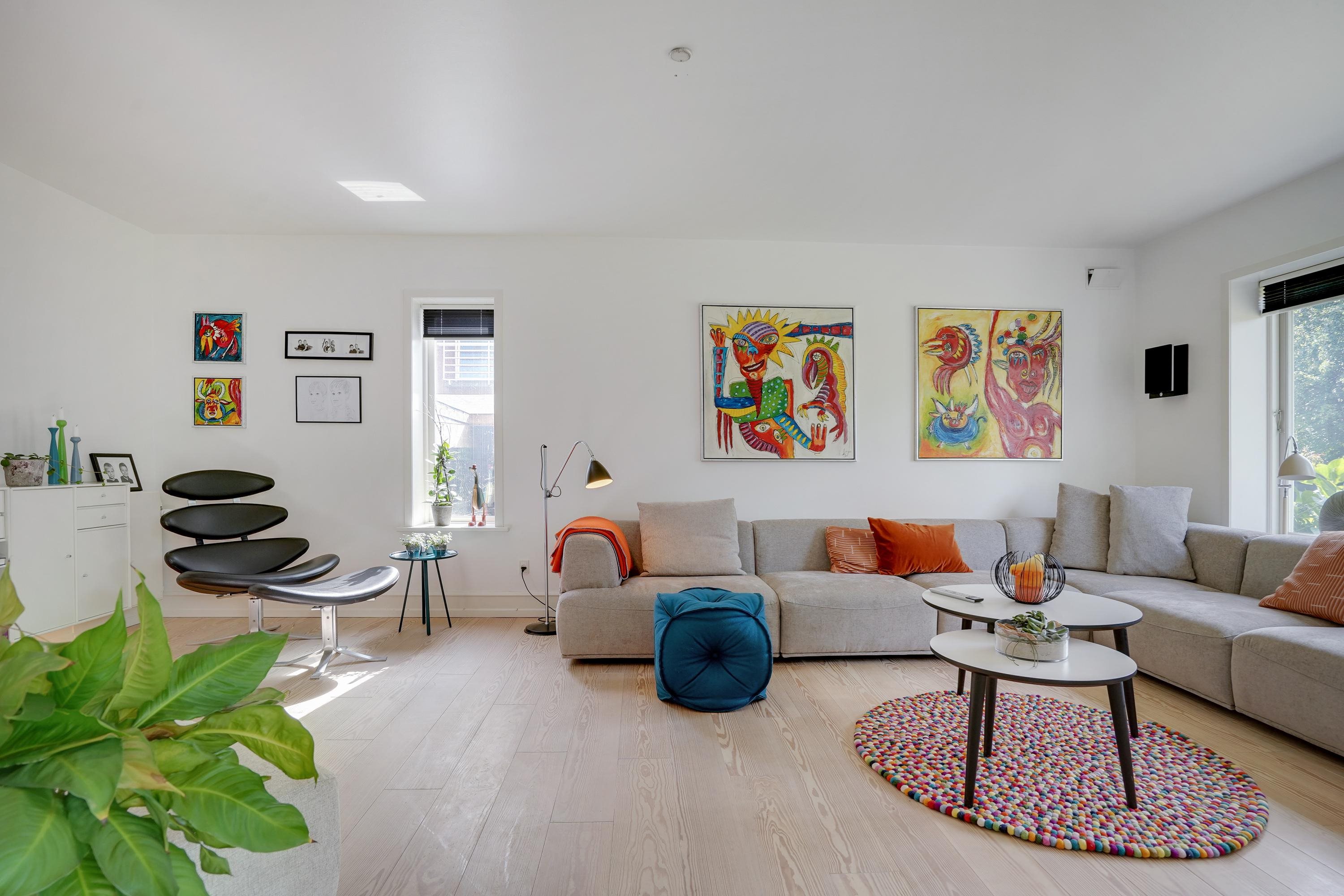 Fremhævet stue billede i fuldskærmstilstand. Billede af Brendstrupsvej 33, 6800 Varde