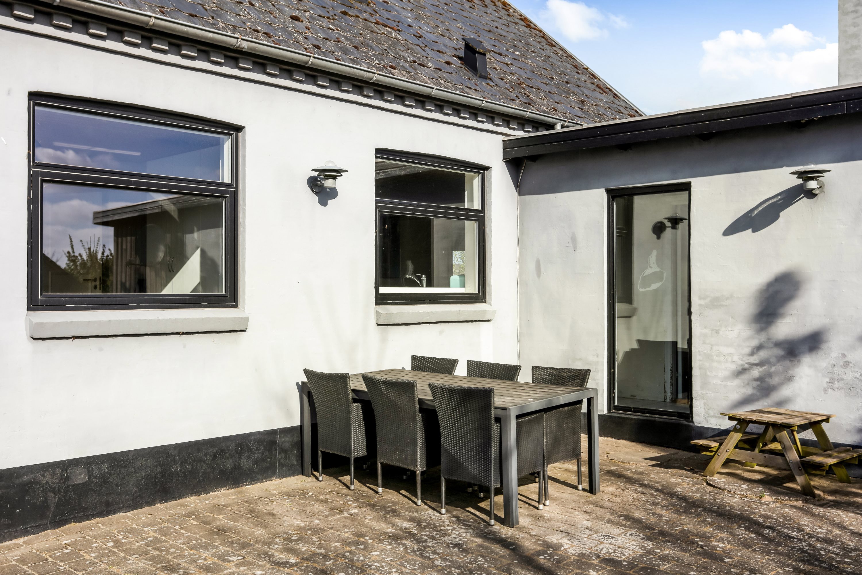 Fremhævet terrasse billede i fuldskærmstilstand. Billede af Hårupgade 7, Hårup, 8740 Brædstrup