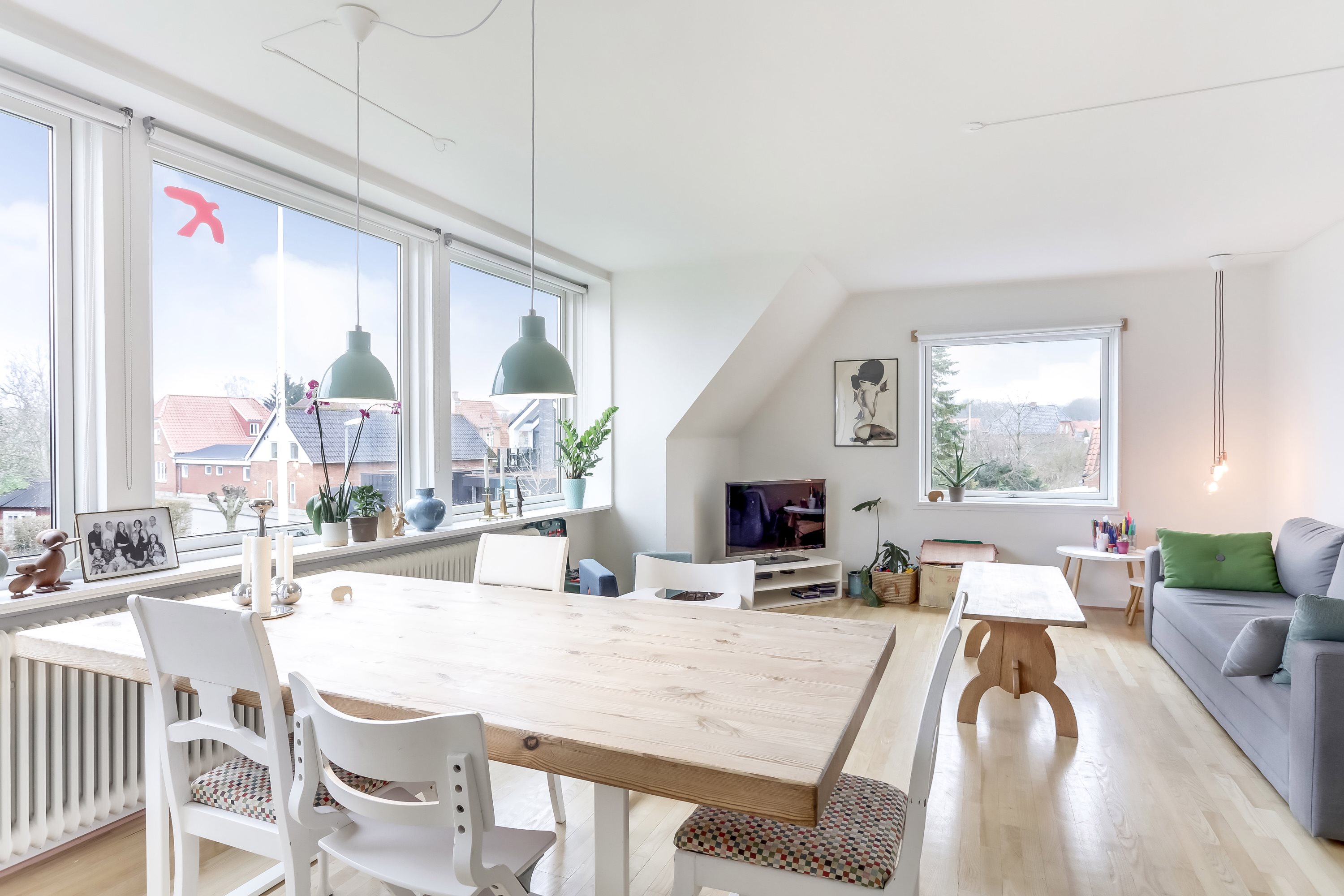 Fremhævet stue billede i fuldskærmstilstand. Billede af Sct. Laurentii Vej 24, 8800 Viborg