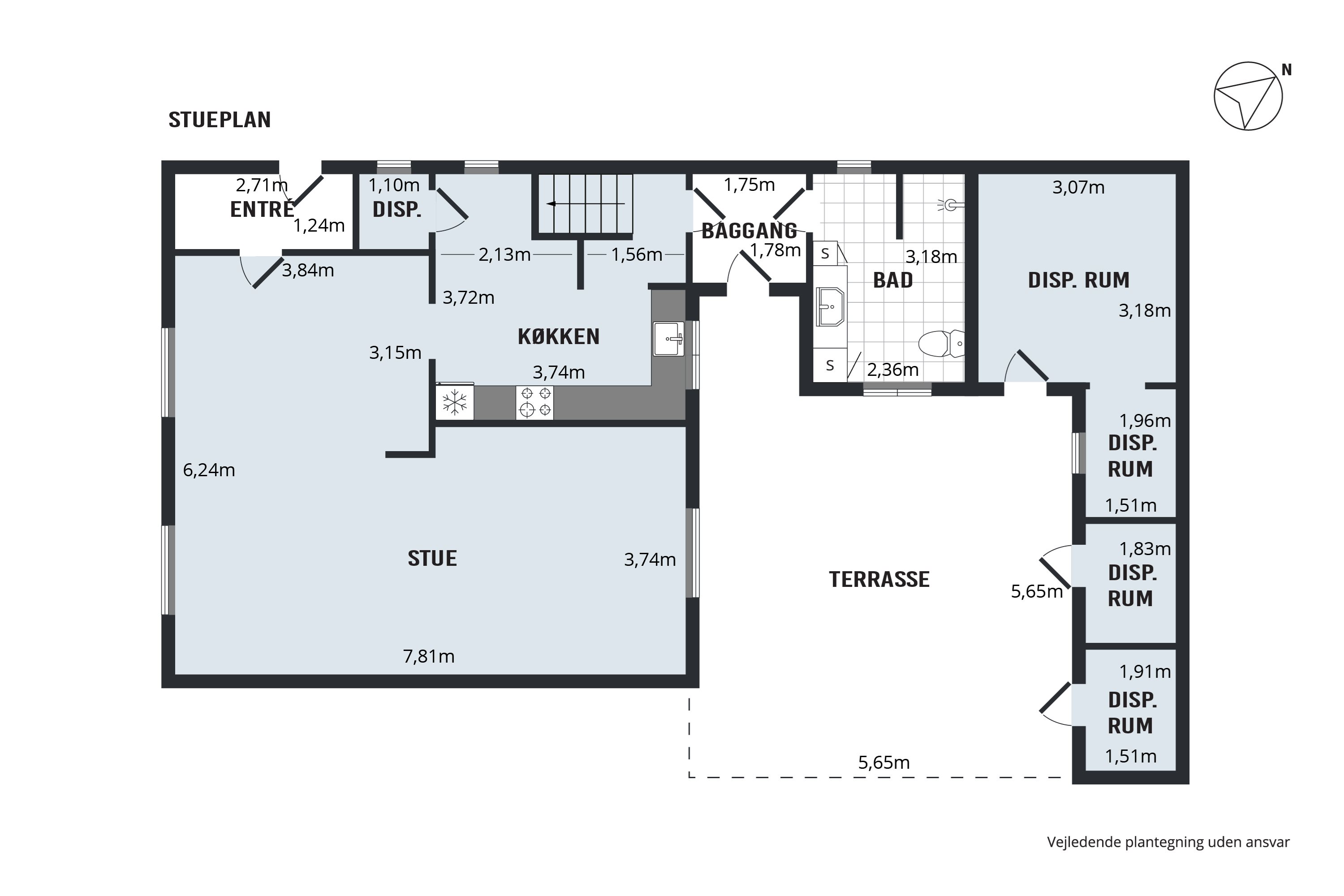 Plantegninger billede af Frederiksdal Alle 2B, 7800 Skive