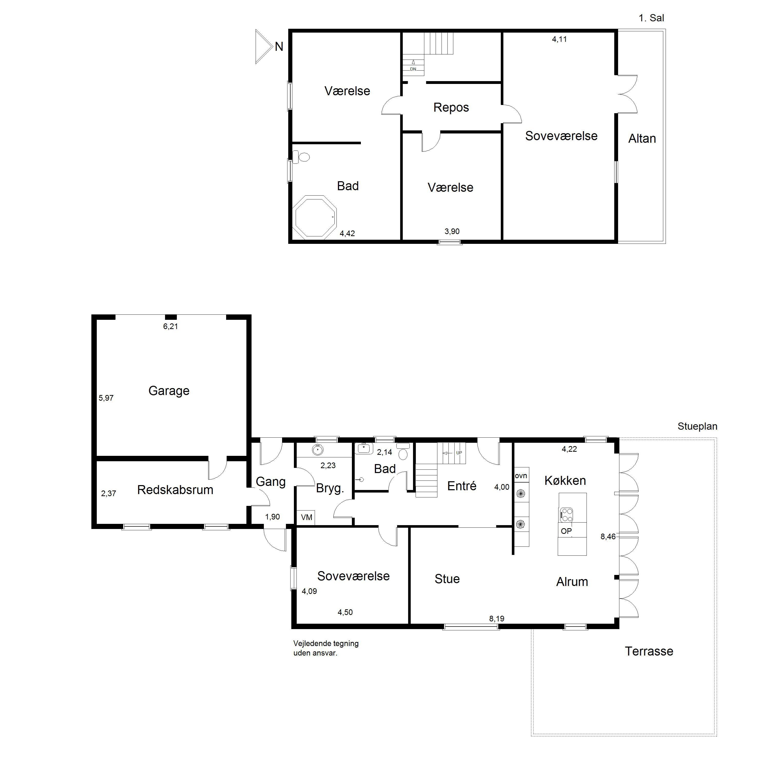 Plantegninger billede af Elleholmvej 15B, Ravnebjerg, 5250 Odense SV