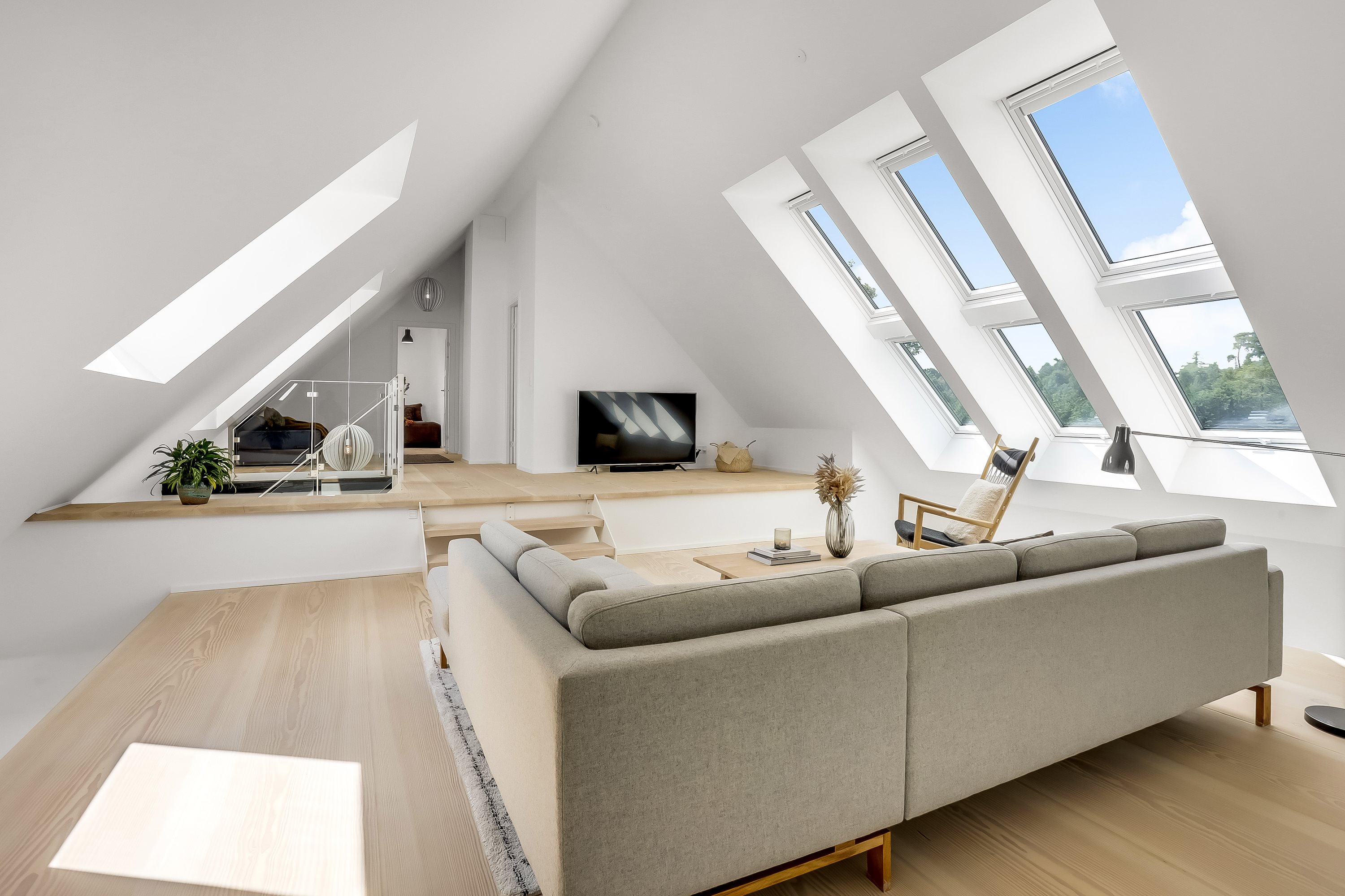 Fremhævet stue billede i fuldskærmstilstand. Billede af Buskhedevej 23, 8600 Silkeborg