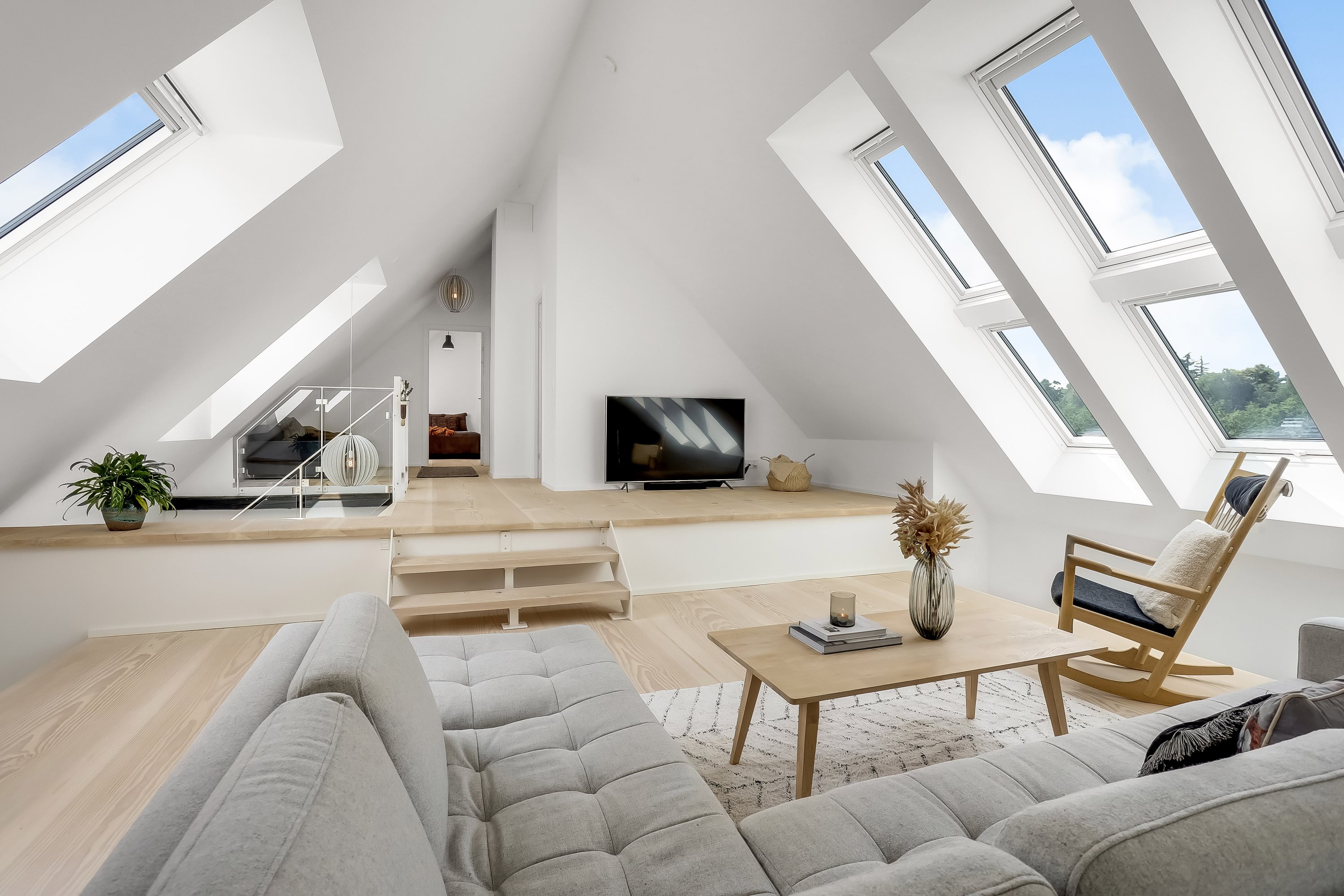 Fremhævet stue billede i fuldskærmstilstand. Billede af Buskhedevej 23, 8600 Silkeborg