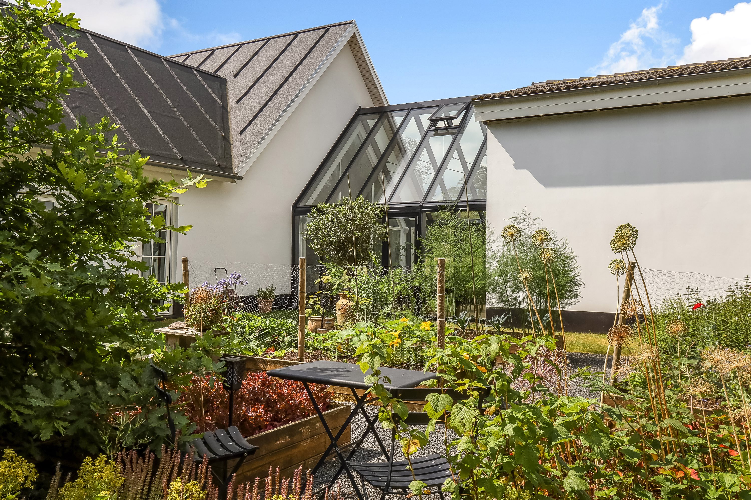 Fremhævet terrasse billede i fuldskærmstilstand. Billede af Buskhedevej 23, 8600 Silkeborg