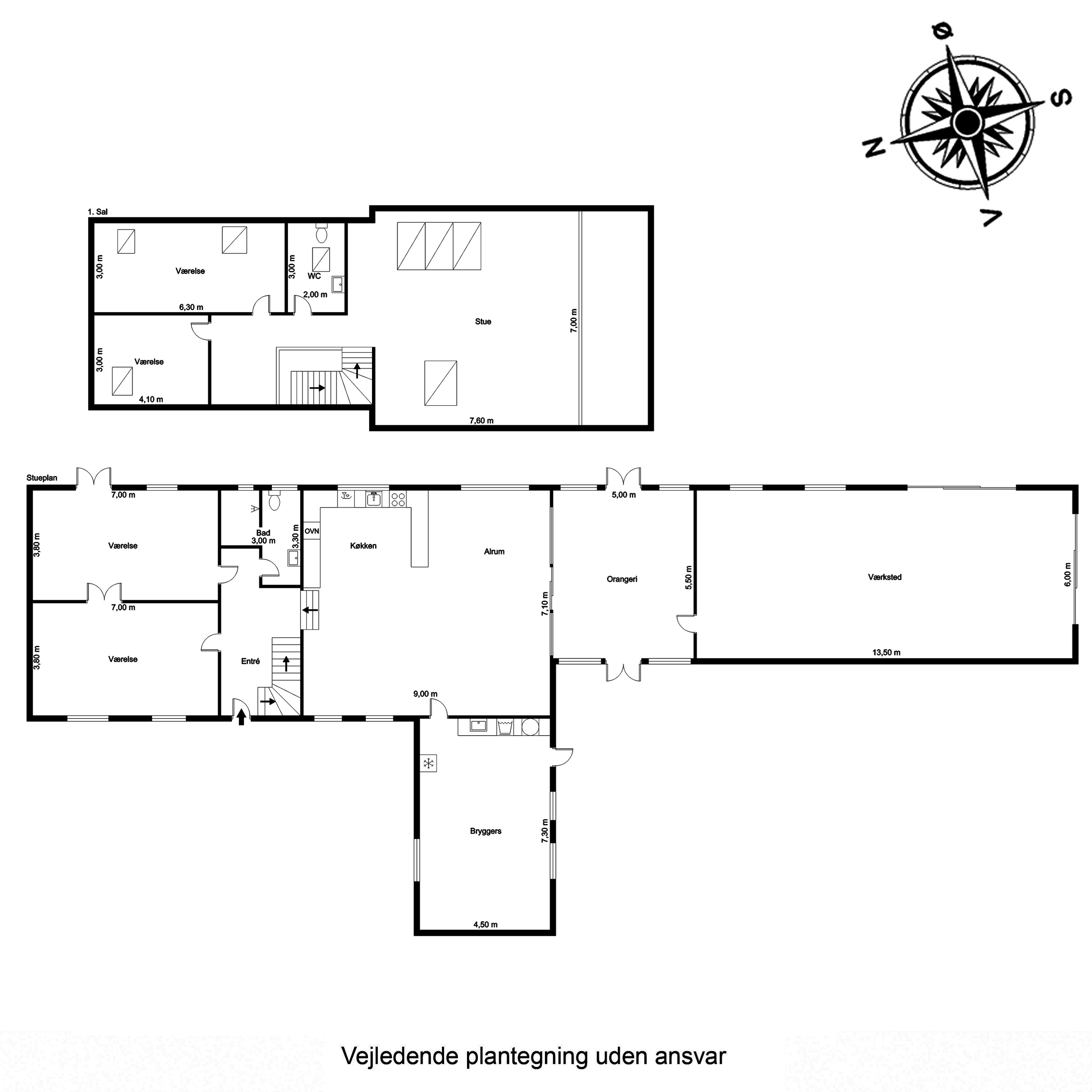 Plantegninger billede af Buskhedevej 23, 8600 Silkeborg