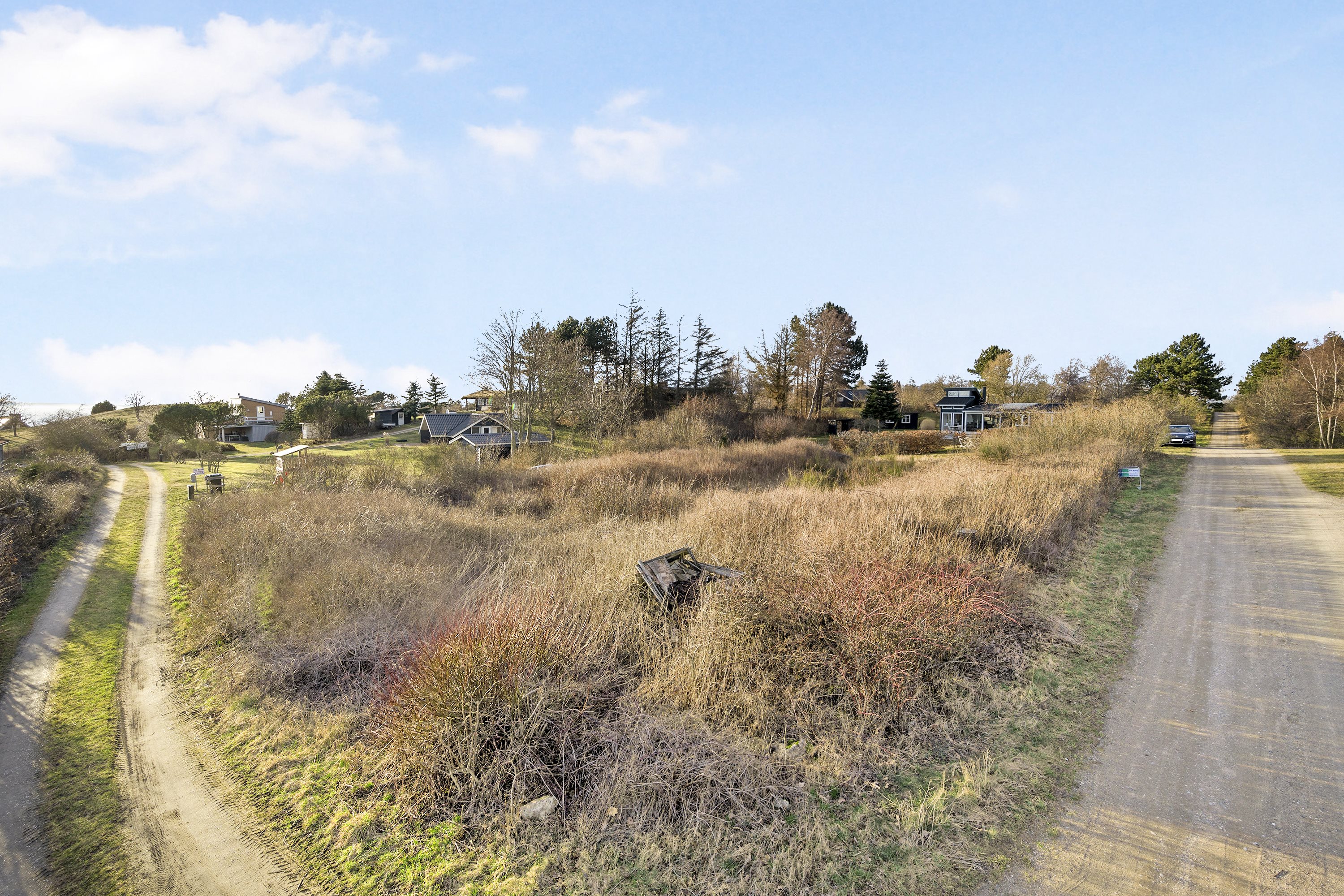 Fremhævet grund billede i fuldskærmstilstand. Billede af Møllehøj 22, Fejrup Strand, 8420 Knebel