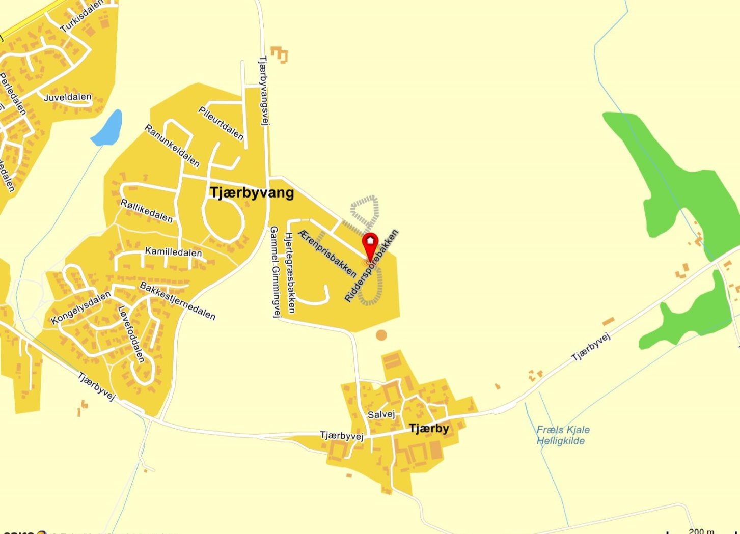 Fremhævet kort billede i fuldskærmstilstand. Billede af Ingefærbakken 5, 8930 Randers NØ