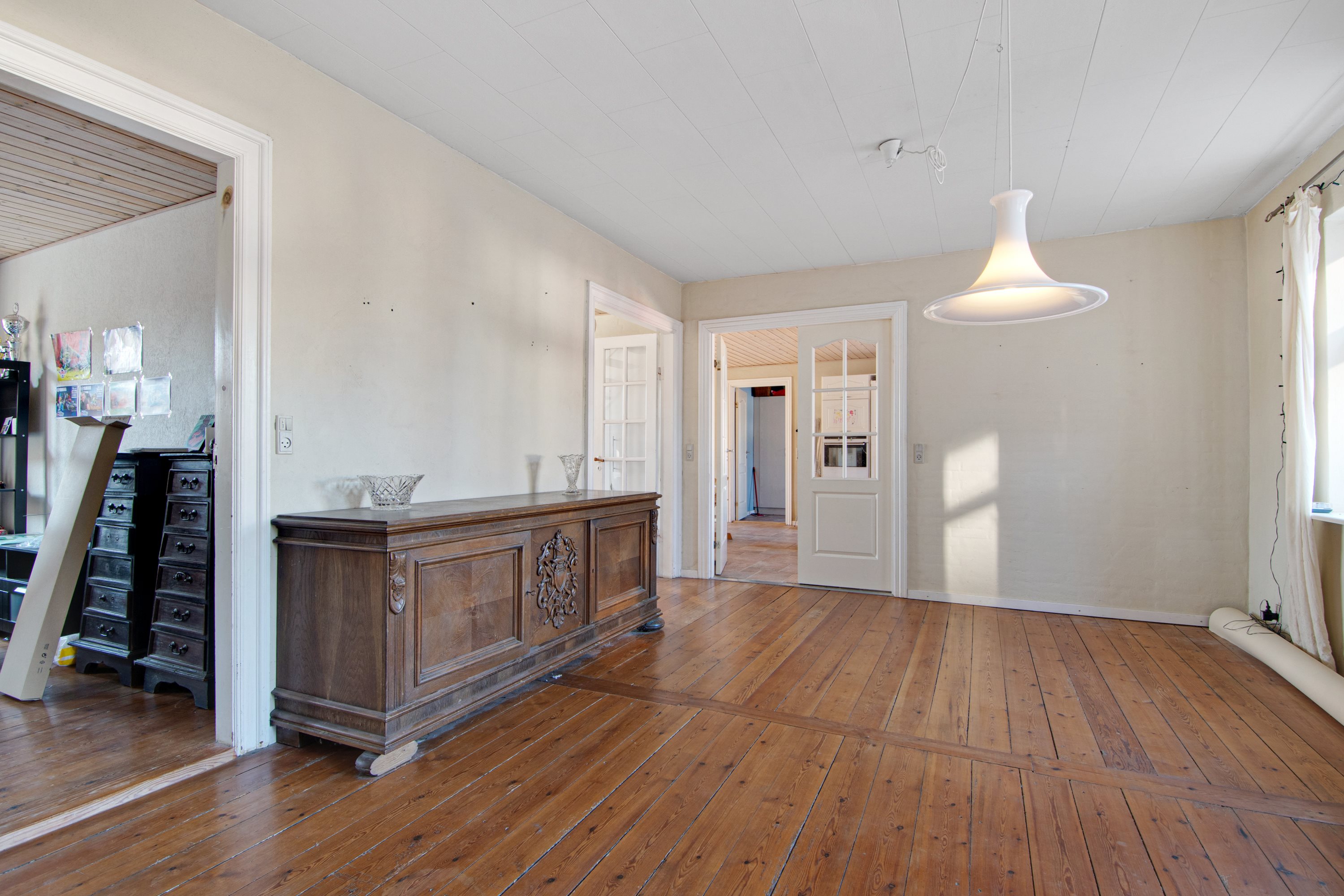 Fremhævet stue billede i fuldskærmstilstand. Billede af Nødagervej 8, 8560 Kolind