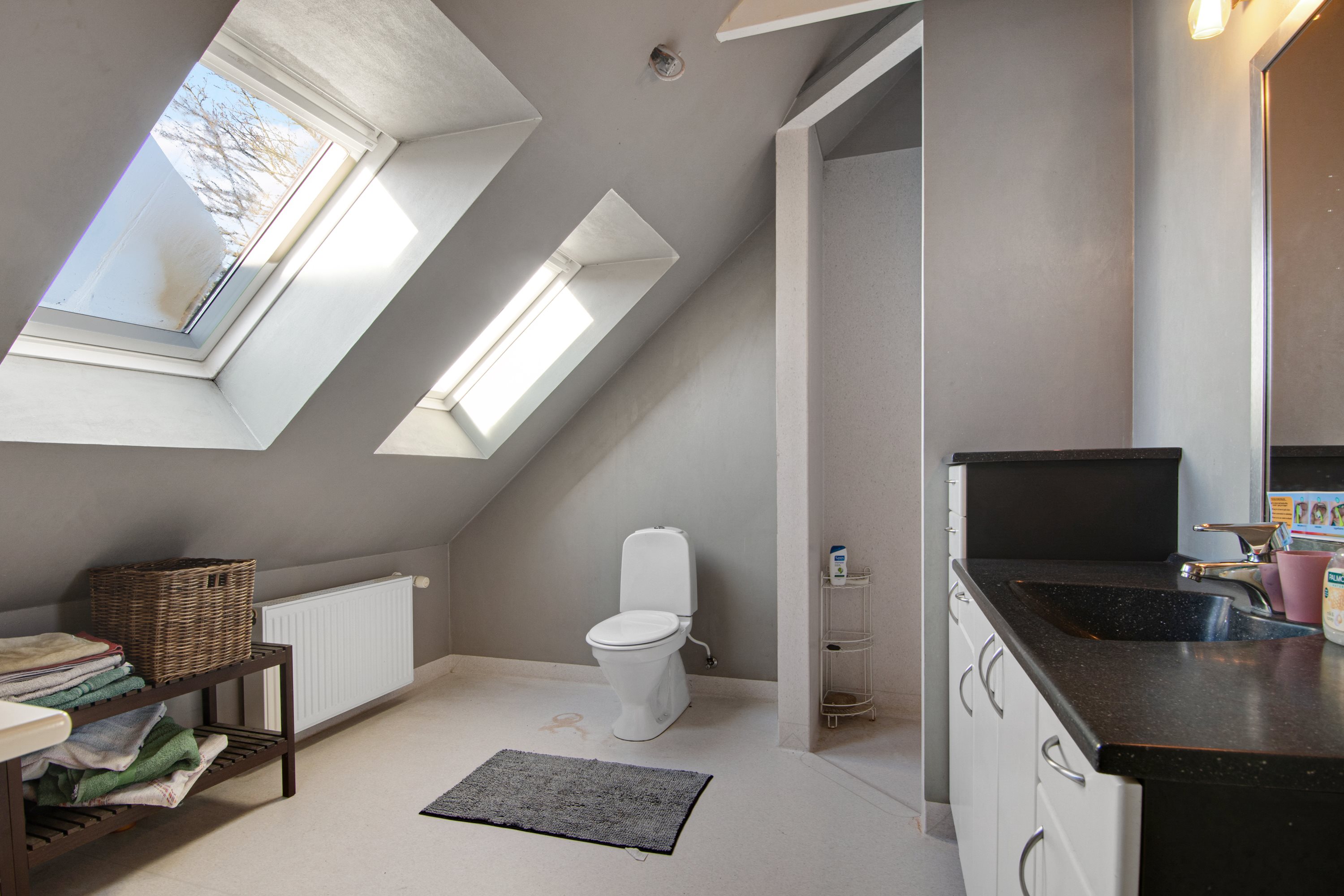 Fremhævet badeværelse billede i fuldskærmstilstand. Billede af Nødagervej 8, 8560 Kolind