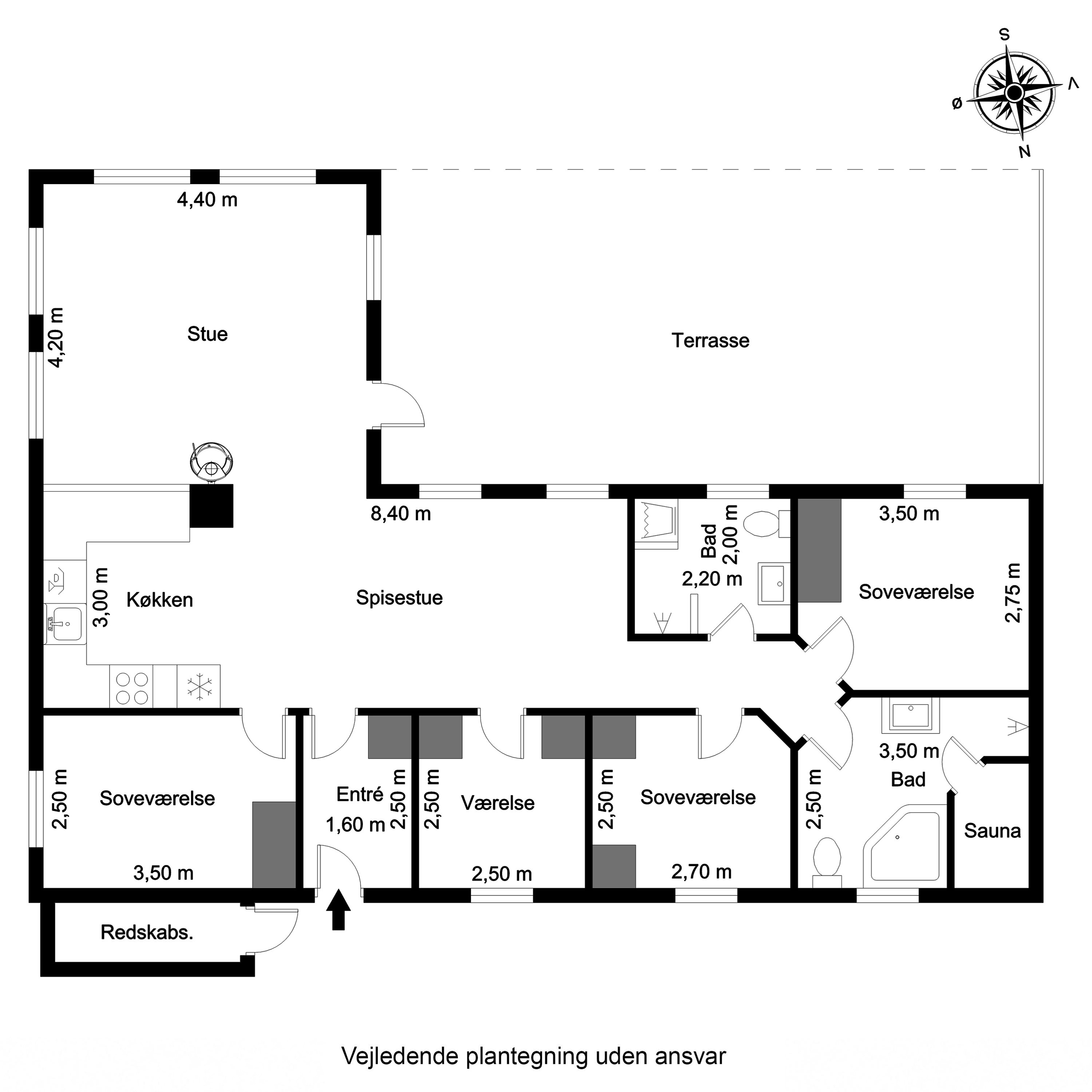 Plantegninger billede af Øvej 13, Husby Strandenge, 6990 Ulfborg