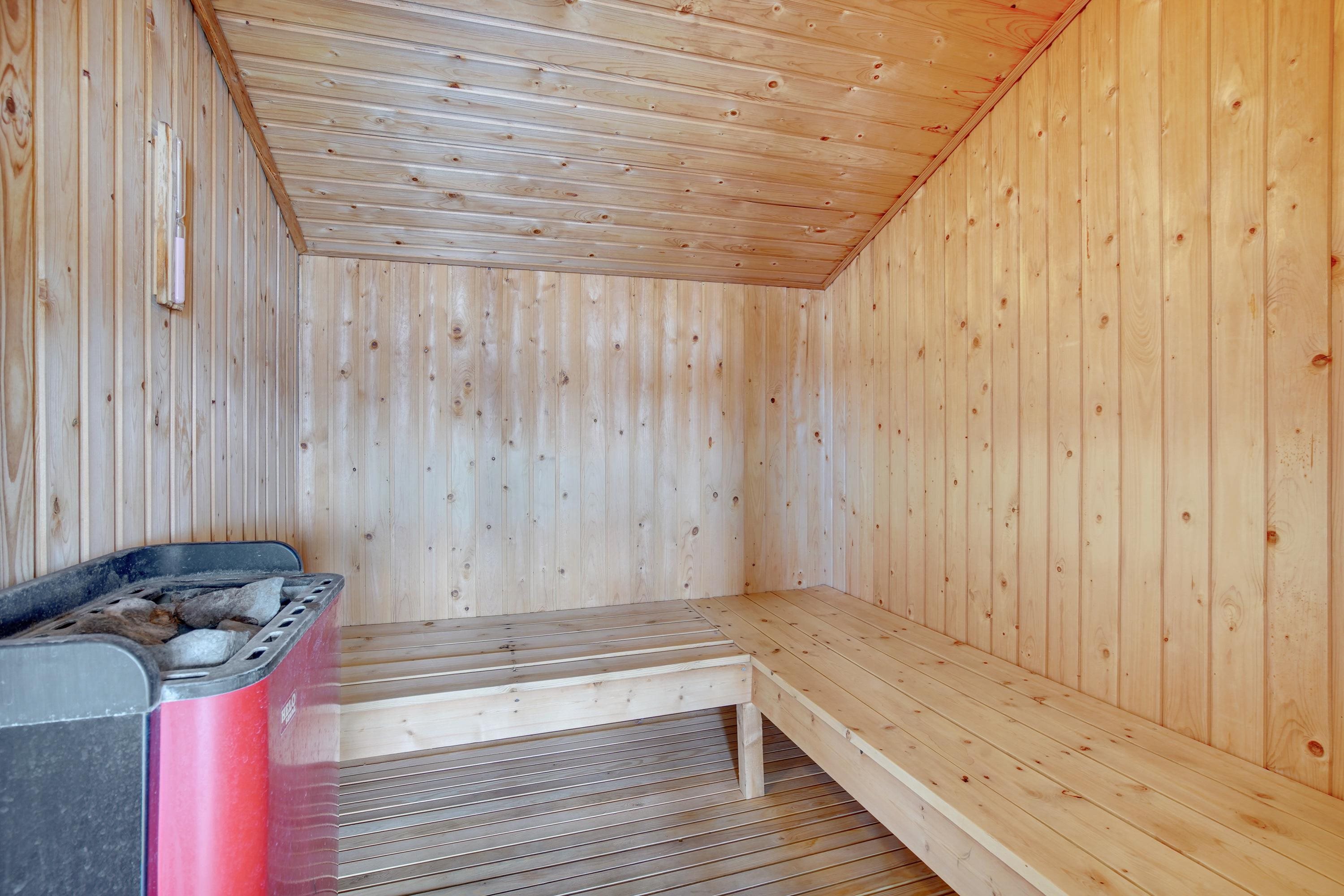 Fremhævet sauna billede i fuldskærmstilstand. Billede af Indemarken 39, Skallerup, 9800 Hjørring