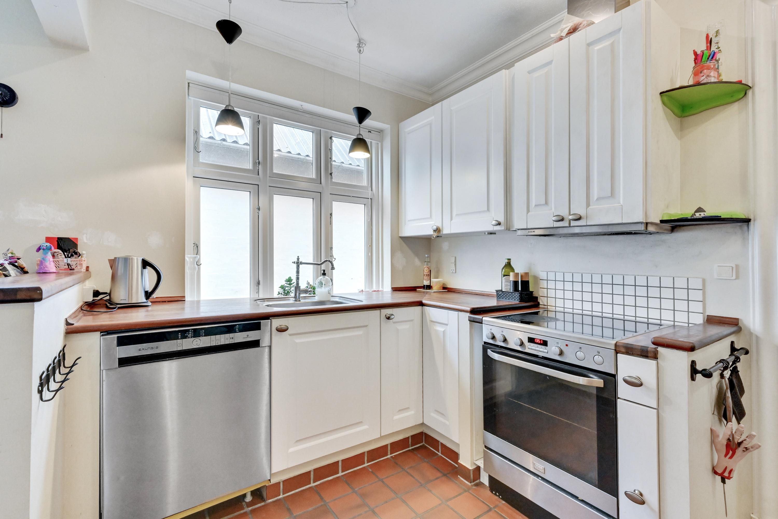 Fremhævet køkken billede i fuldskærmstilstand. Billede af Pilealle 14, 6900 Skjern