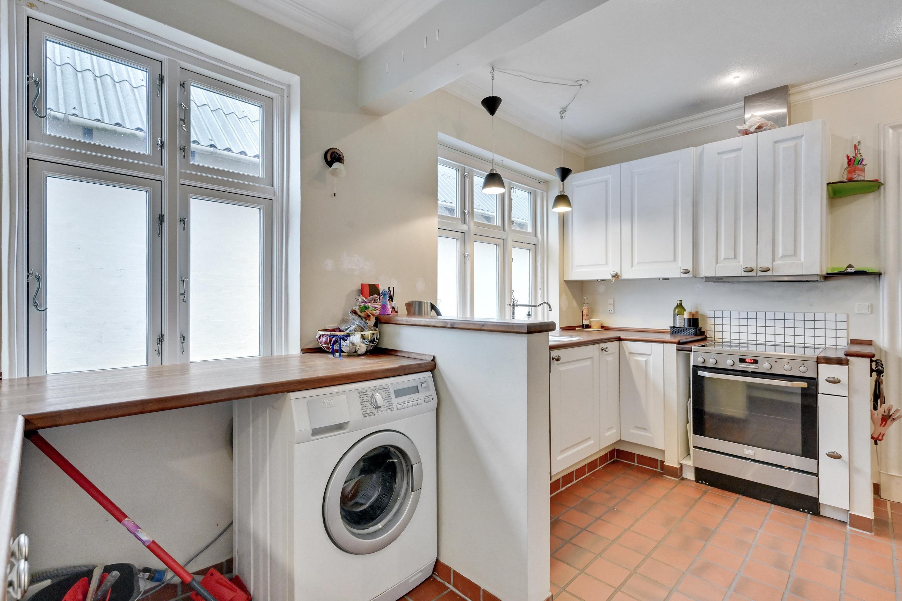 Fremhævet køkken billede i fuldskærmstilstand. Billede af Pilealle 14, 6900 Skjern