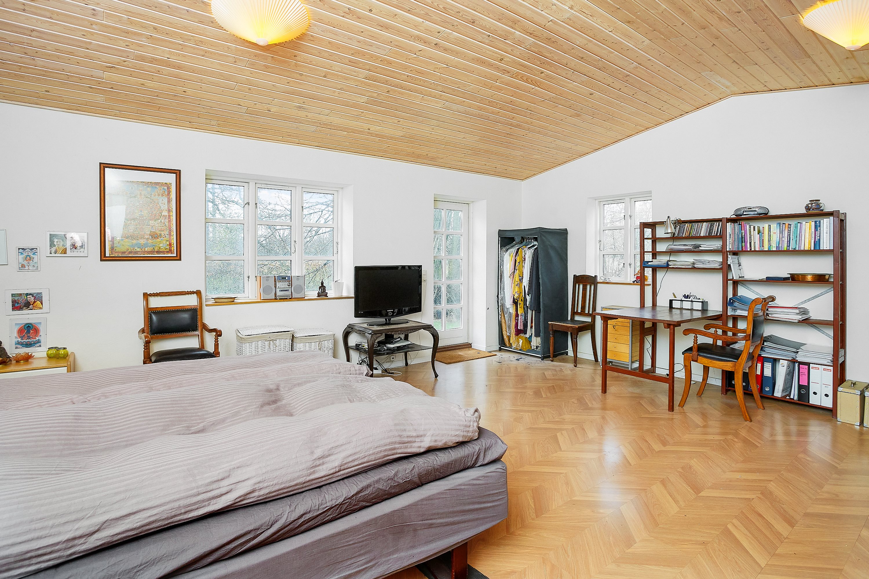 Fremhævet soveværelse billede i fuldskærmstilstand. Billede af Hanstedvej 1, 8700 Horsens