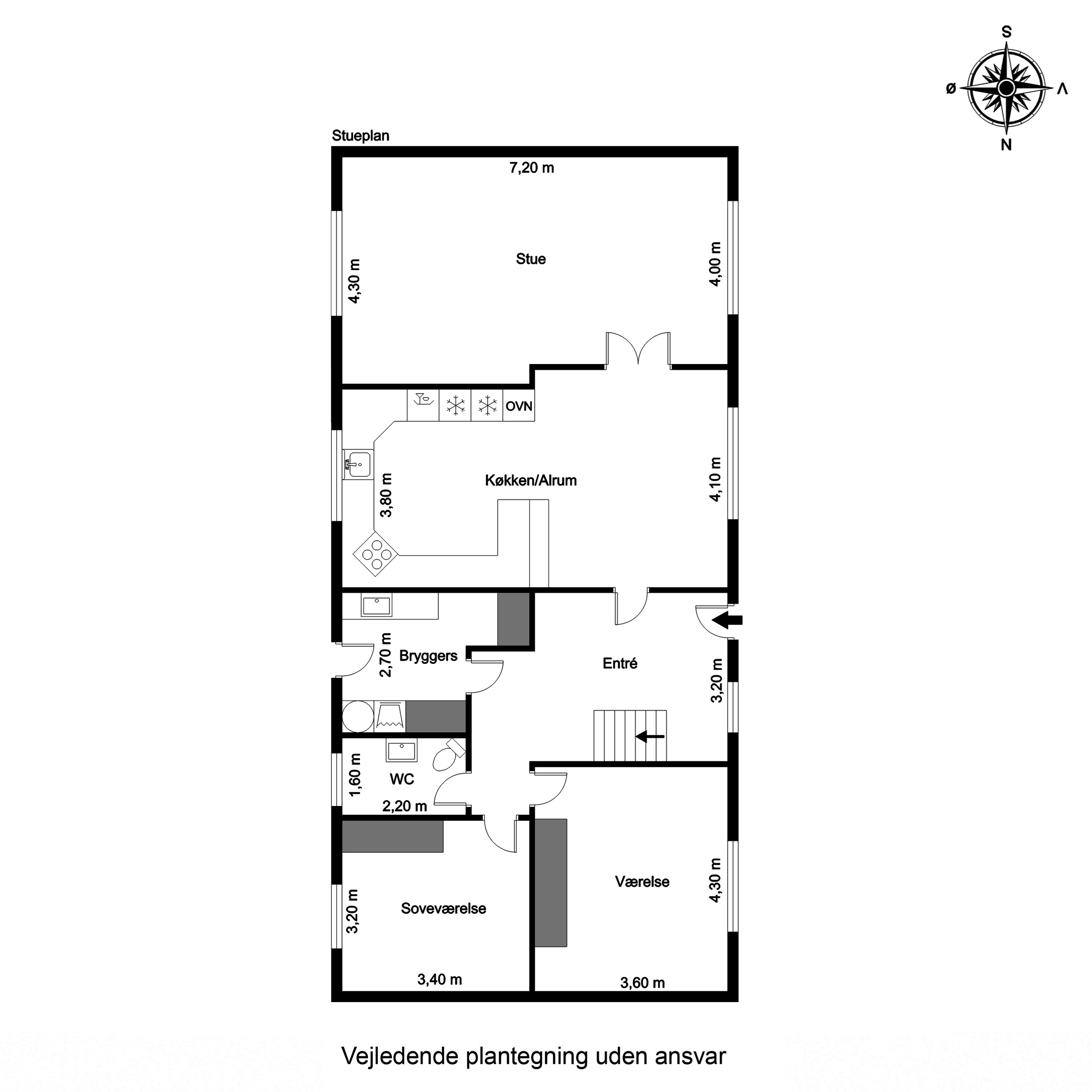 Plantegninger billede af Kærvej 10, 7650 Bøvlingbjerg