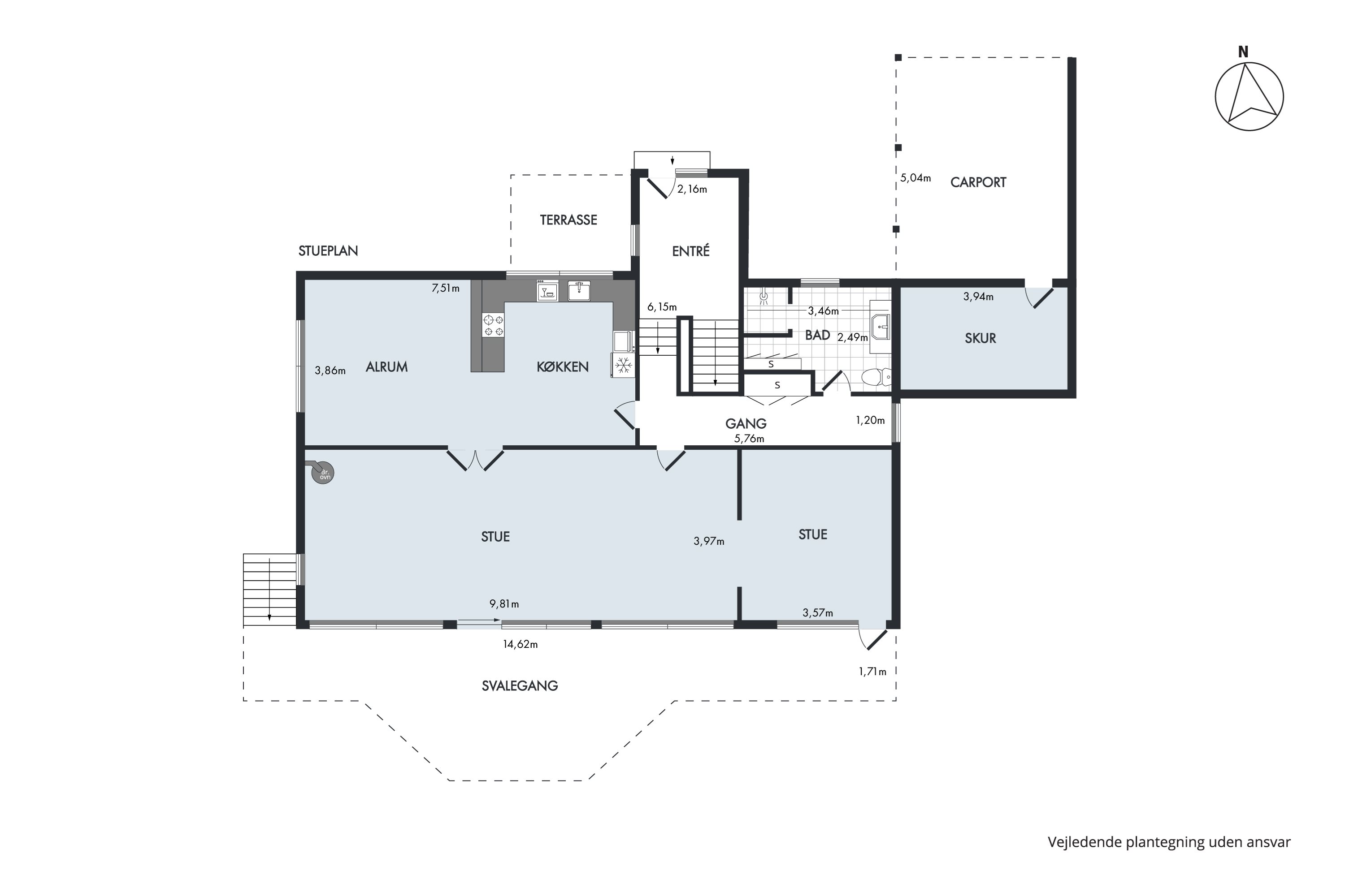 Plantegninger billede af Vesterled 2, Øster Jølby, 7950 Erslev