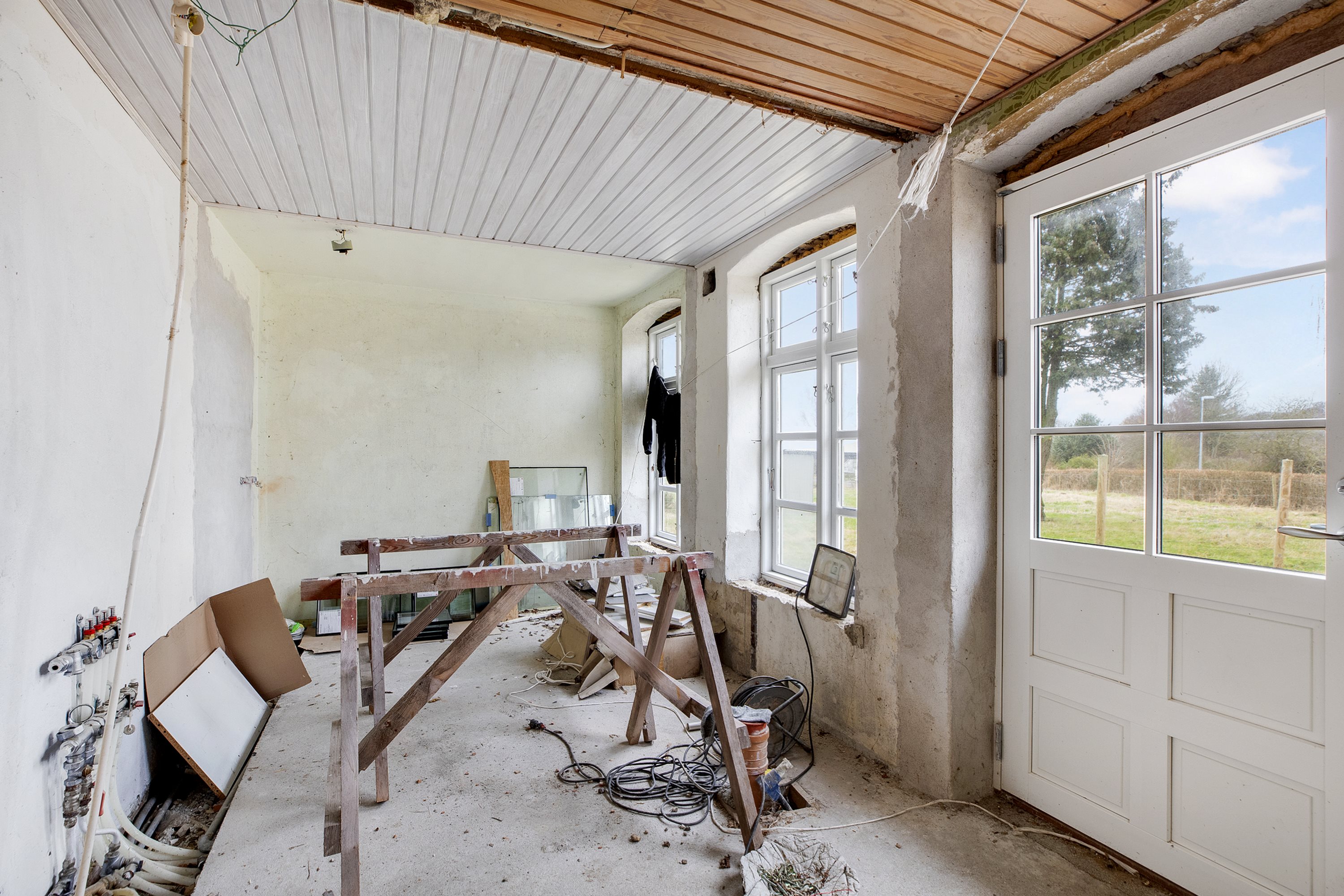 Fremhævet stue billede i fuldskærmstilstand. Billede af Skærtoft 11, Østerholm, 6440 Augustenborg