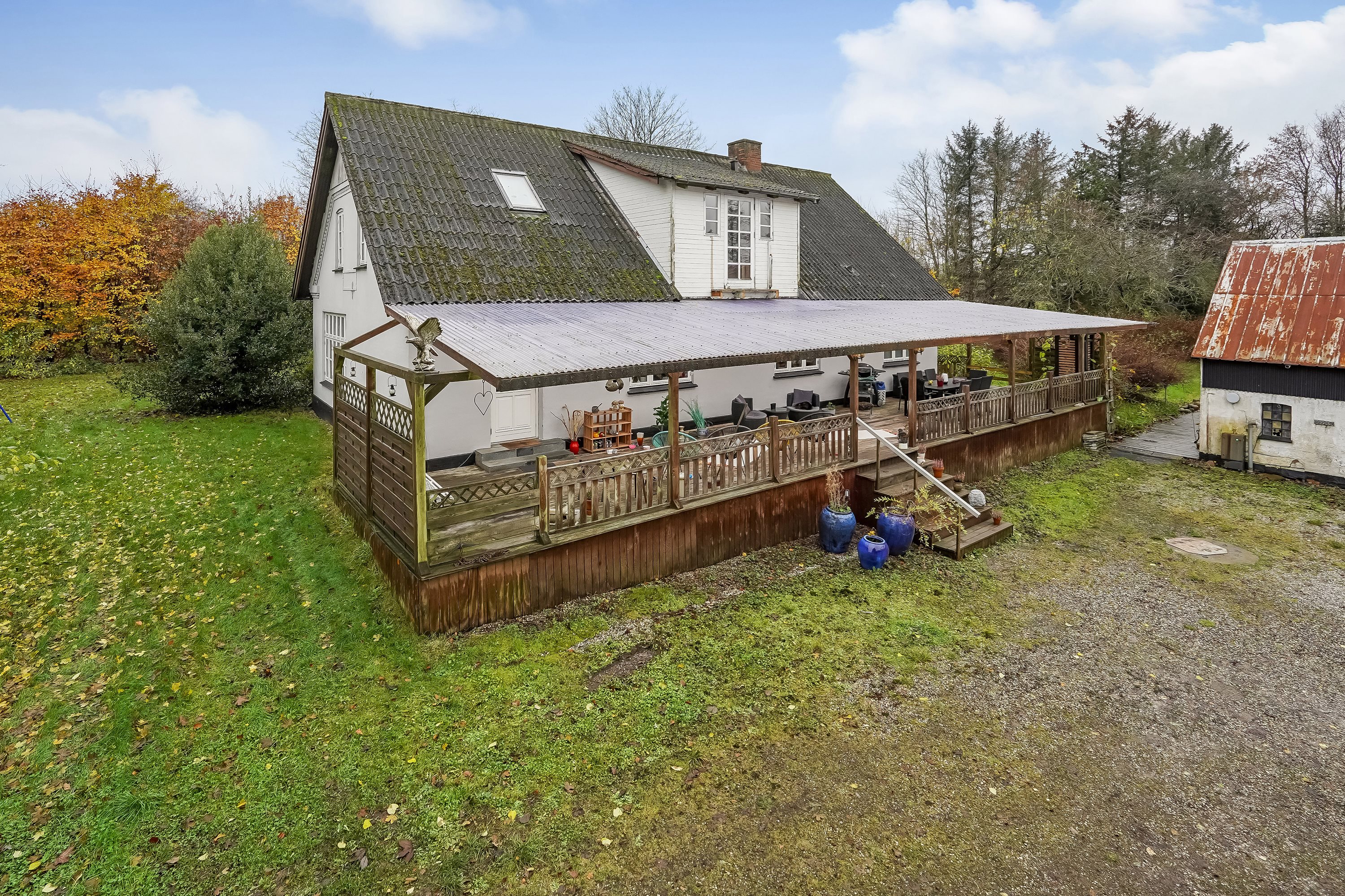 Fremhævet ejendommen billede i fuldskærmstilstand. Billede af Firhøjvej 1, Hammer, 7160 Tørring