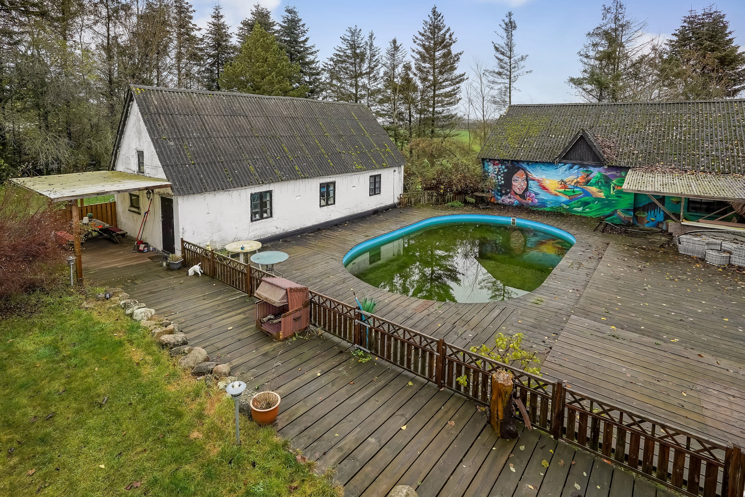 Fremhævet ejendommen billede i fuldskærmstilstand. Billede af Firhøjvej 1, Hammer, 7160 Tørring