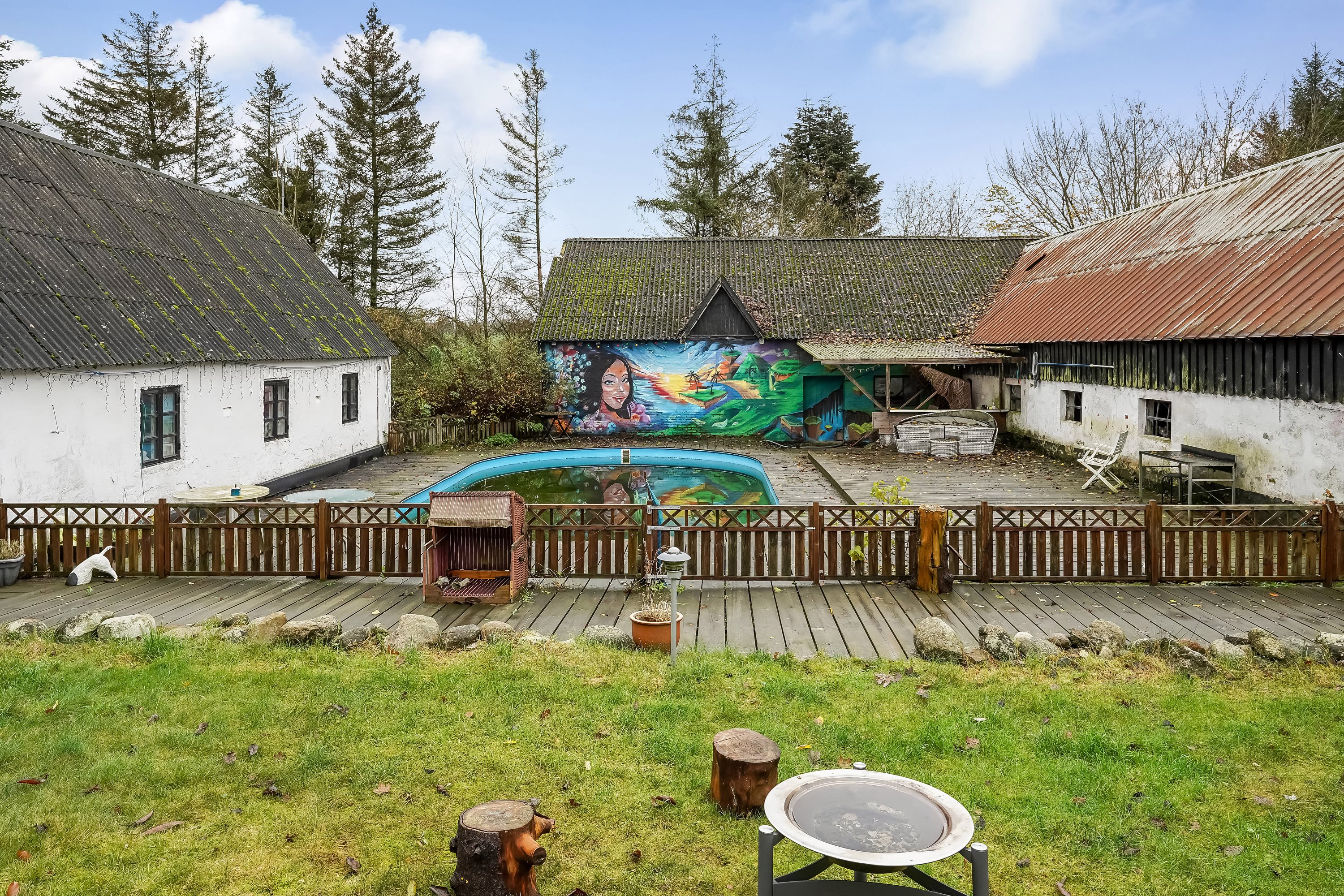 Fremhævet ejendommen billede i fuldskærmstilstand. Billede af Firhøjvej 1, Hammer, 7160 Tørring