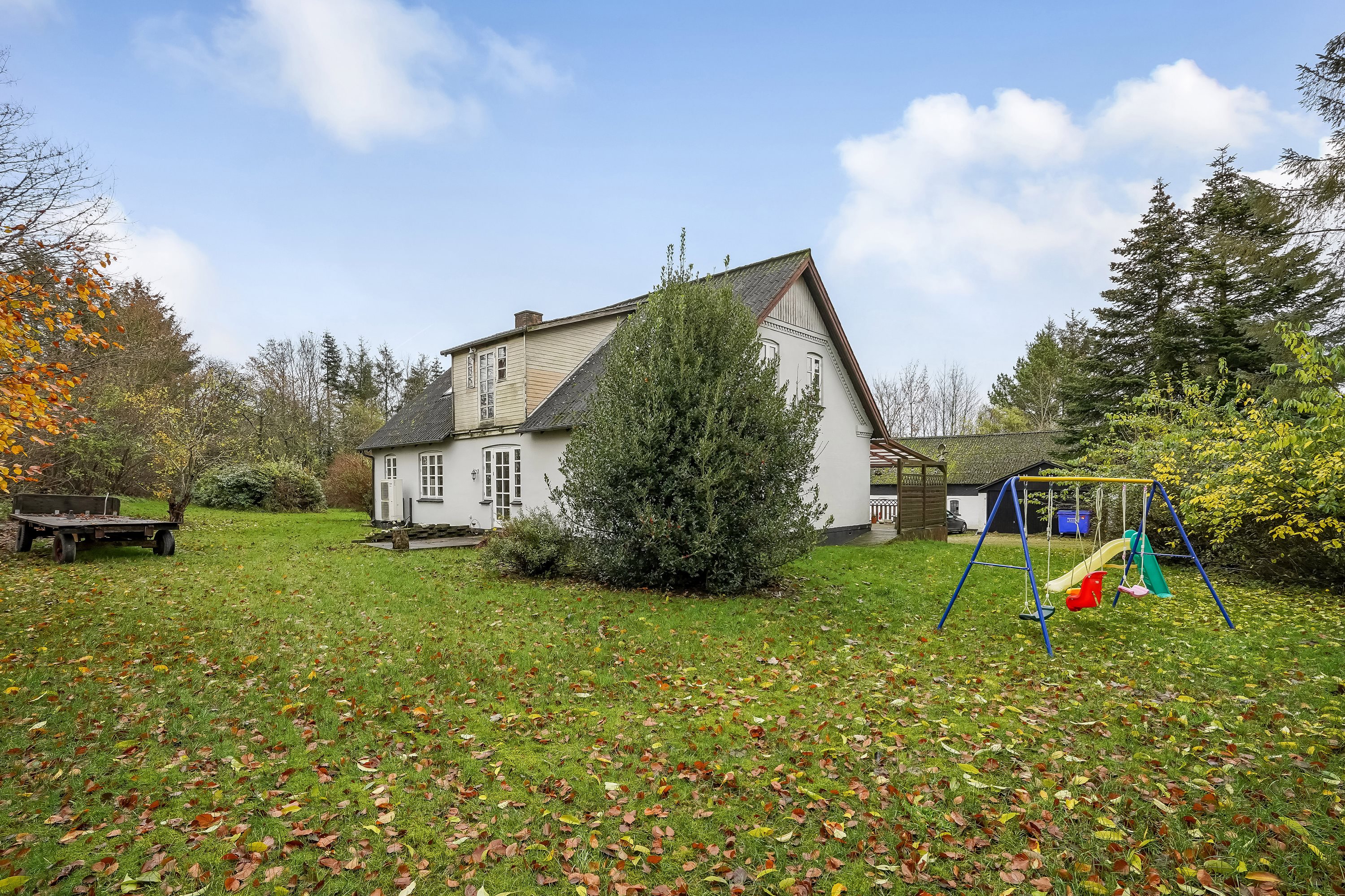 Fremhævet ejendommen billede i fuldskærmstilstand. Billede af Firhøjvej 1, Hammer, 7160 Tørring