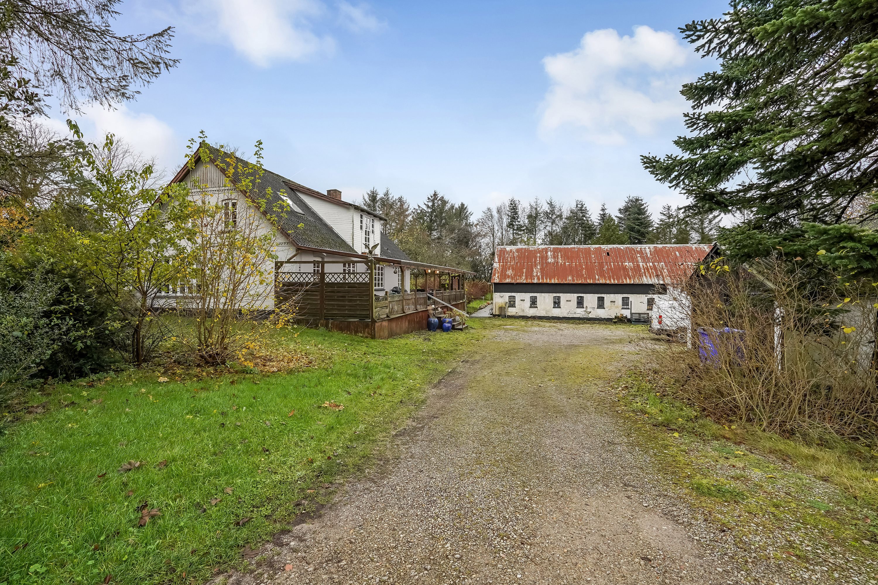 Fremhævet ejendommen billede i fuldskærmstilstand. Billede af Firhøjvej 1, Hammer, 7160 Tørring