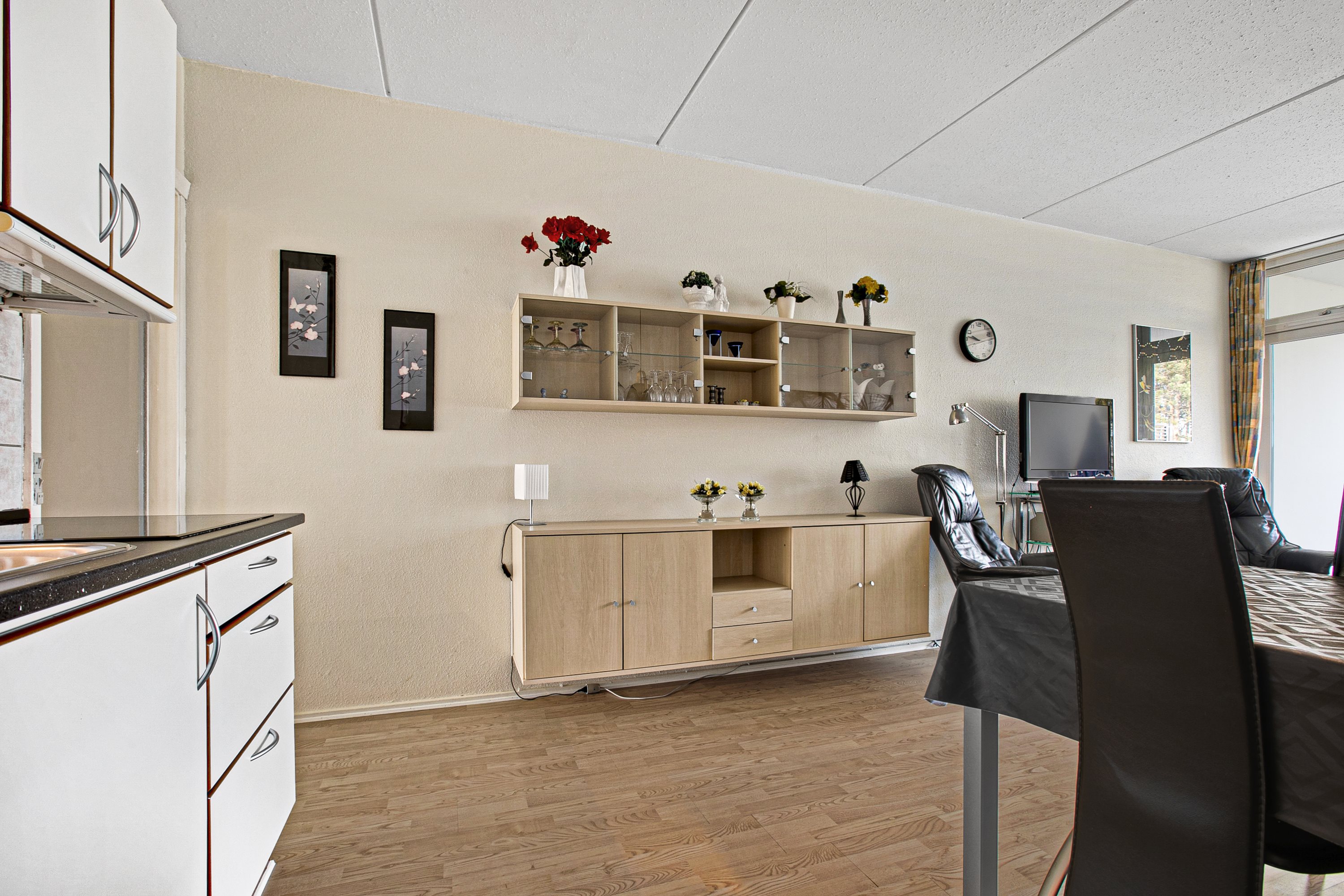 Fremhævet køkken billede i fuldskærmstilstand. Billede af Fægangsvej 11D, st.. 110., Bønnerup Strand, 8585 Glesborg