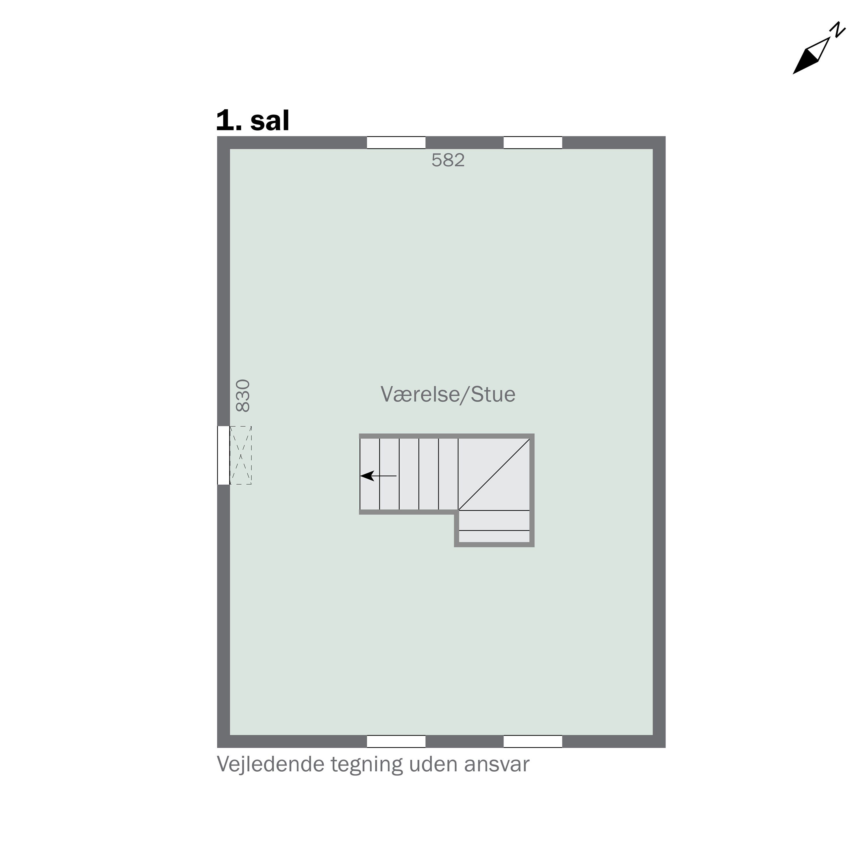 Plantegninger billede af Bækken 1, Melsted, 3760 Gudhjem