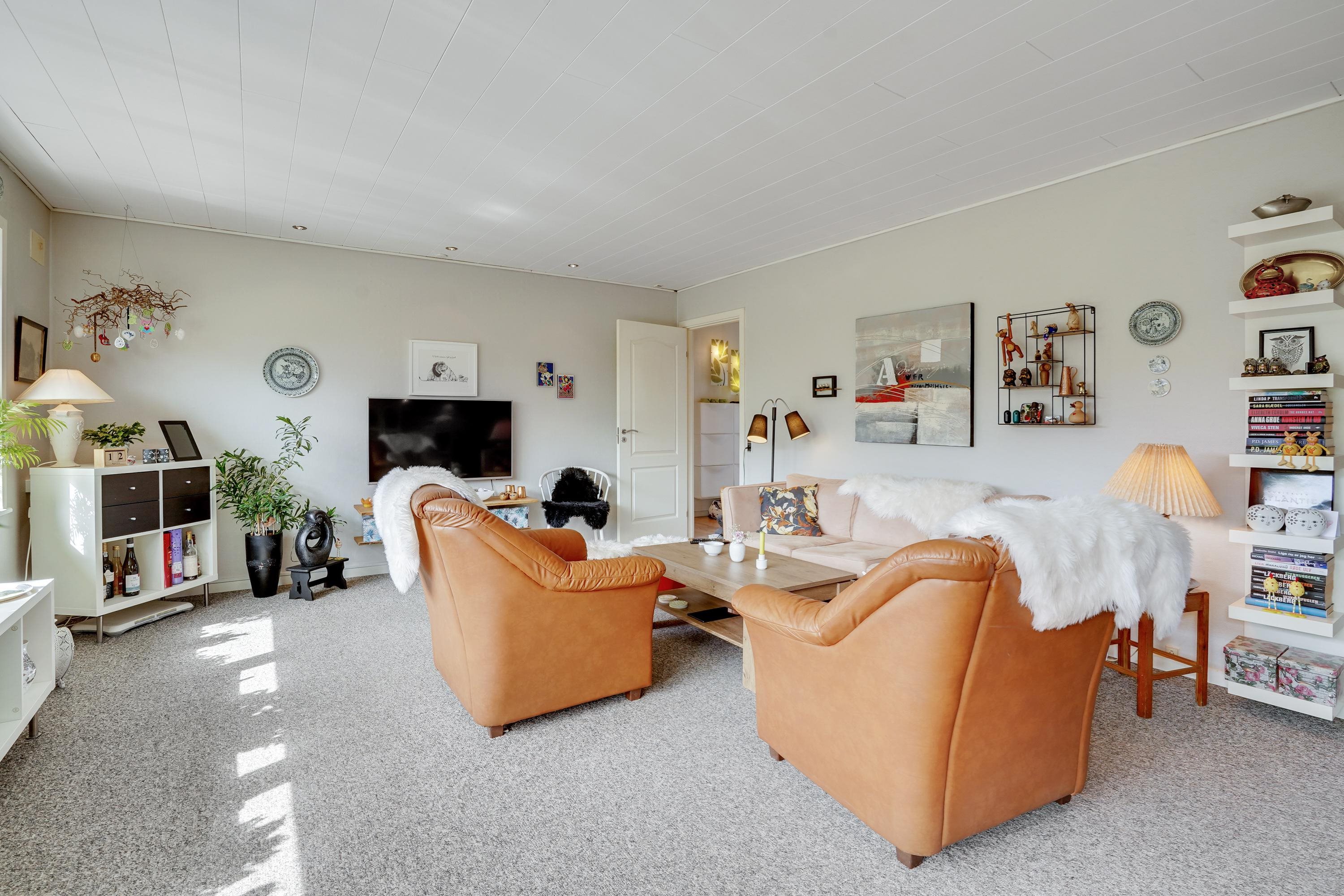 Fremhævet stue billede i fuldskærmstilstand. Billede af Nygade 57, 6650 Brørup