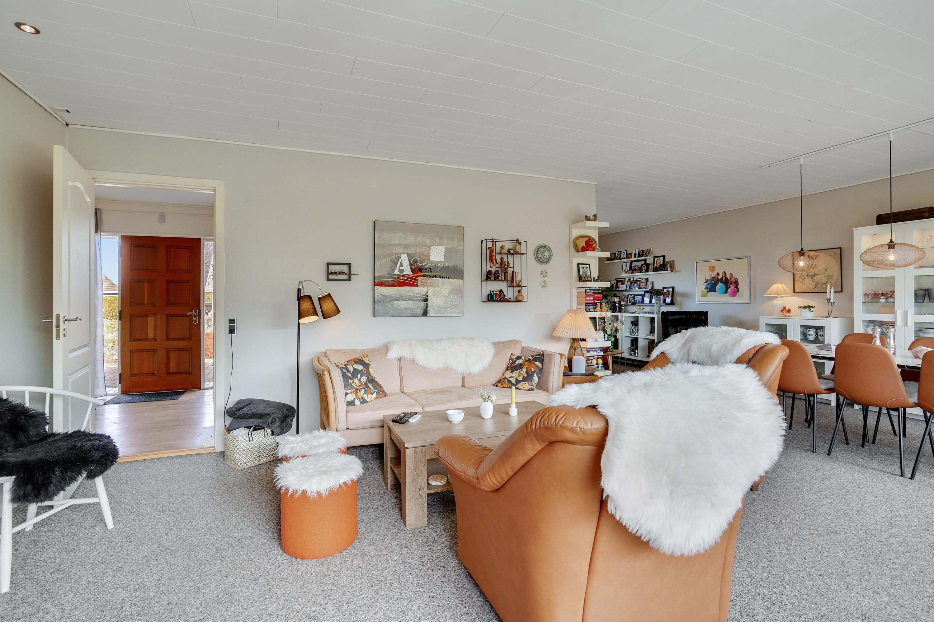 Fremhævet stue billede i fuldskærmstilstand. Billede af Nygade 57, 6650 Brørup