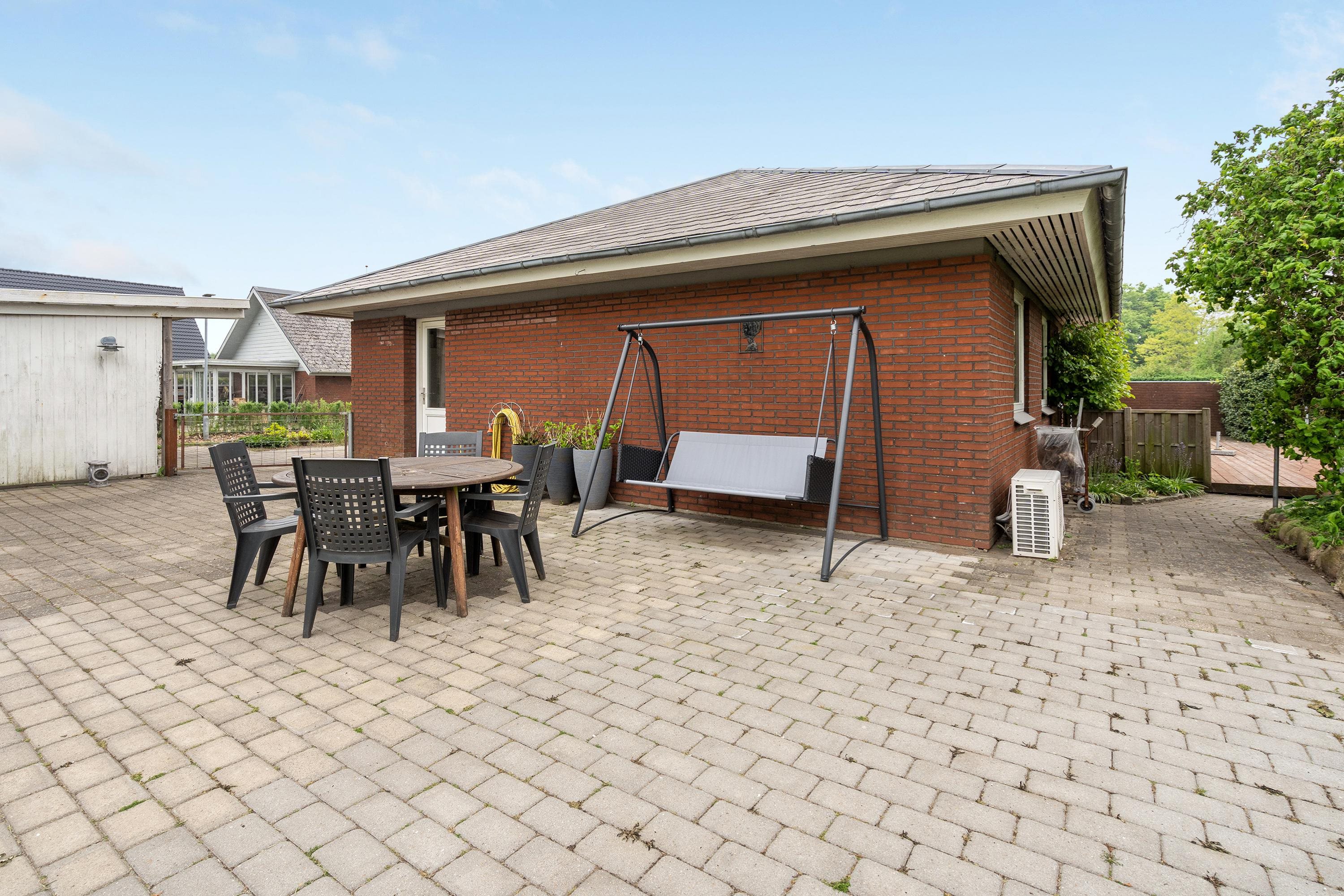 Fremhævet terrasse billede i fuldskærmstilstand. Billede af Nygade 57, 6650 Brørup