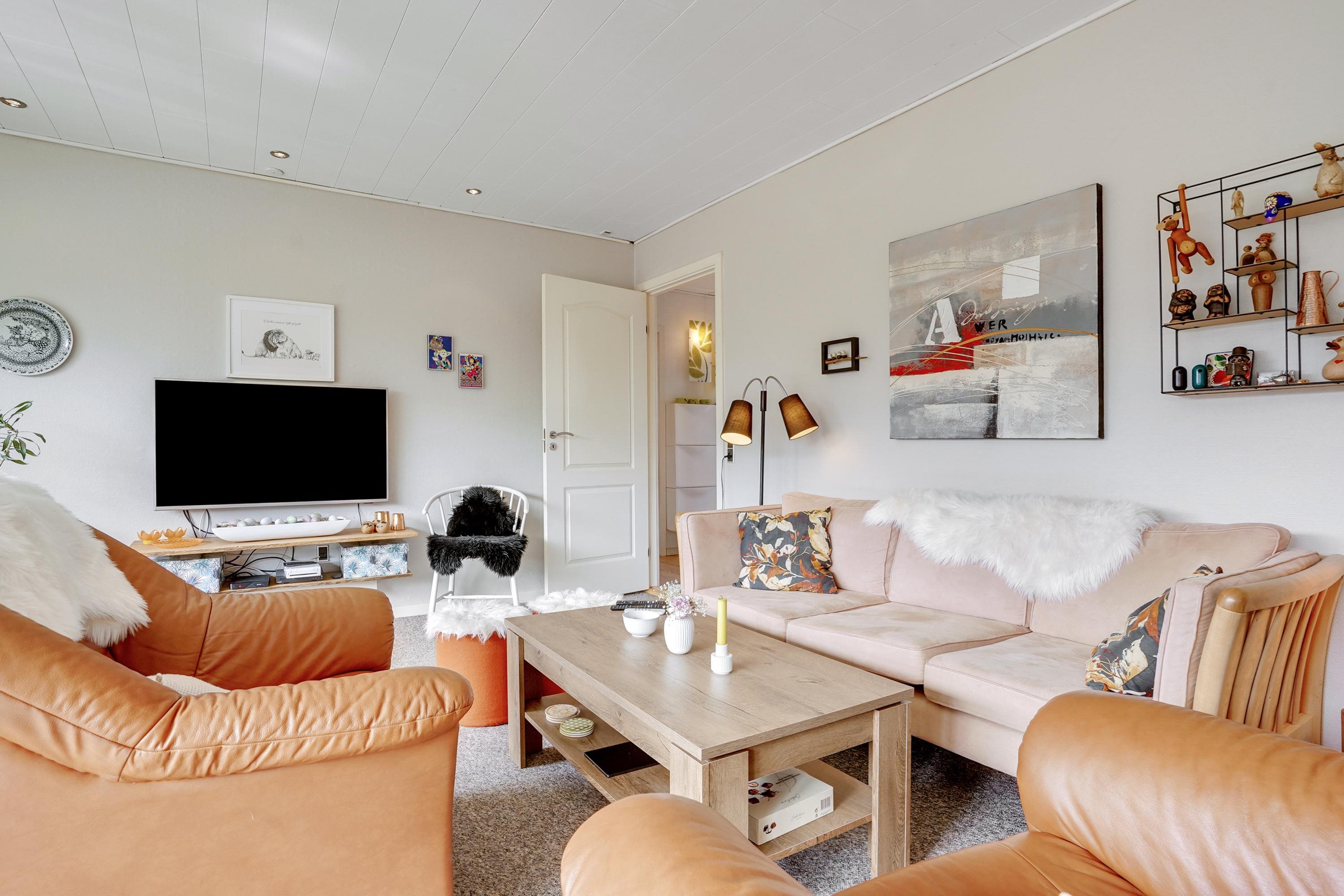 Fremhævet stue billede i fuldskærmstilstand. Billede af Nygade 57, 6650 Brørup