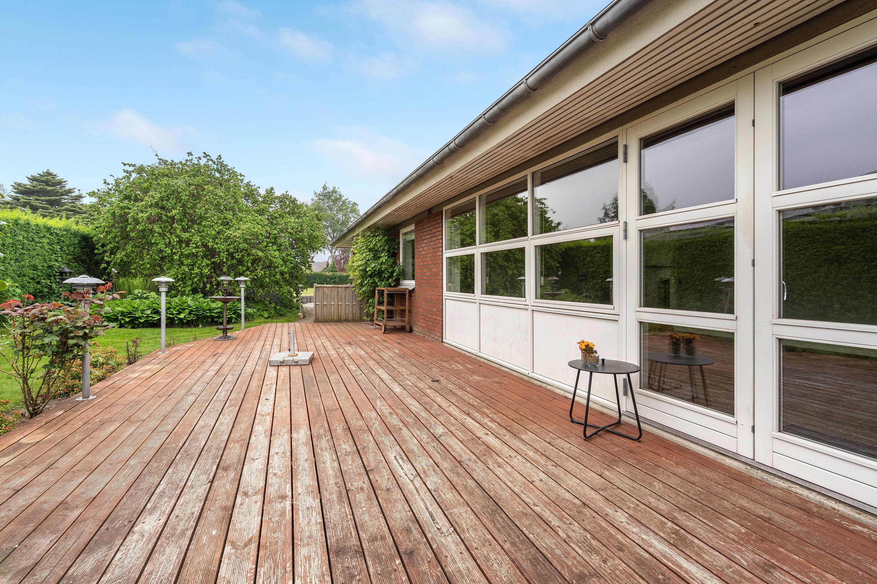 Fremhævet terrasse billede i fuldskærmstilstand. Billede af Nygade 57, 6650 Brørup