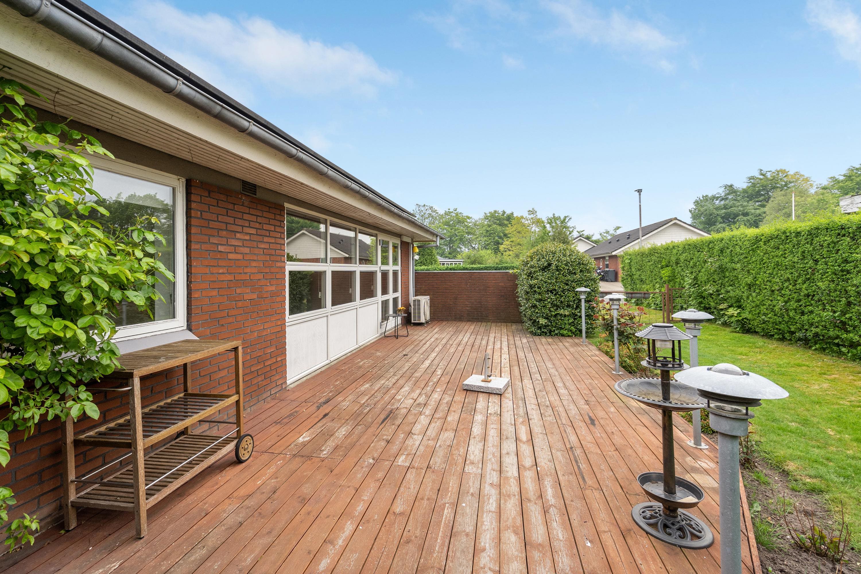 Fremhævet terrasse billede i fuldskærmstilstand. Billede af Nygade 57, 6650 Brørup