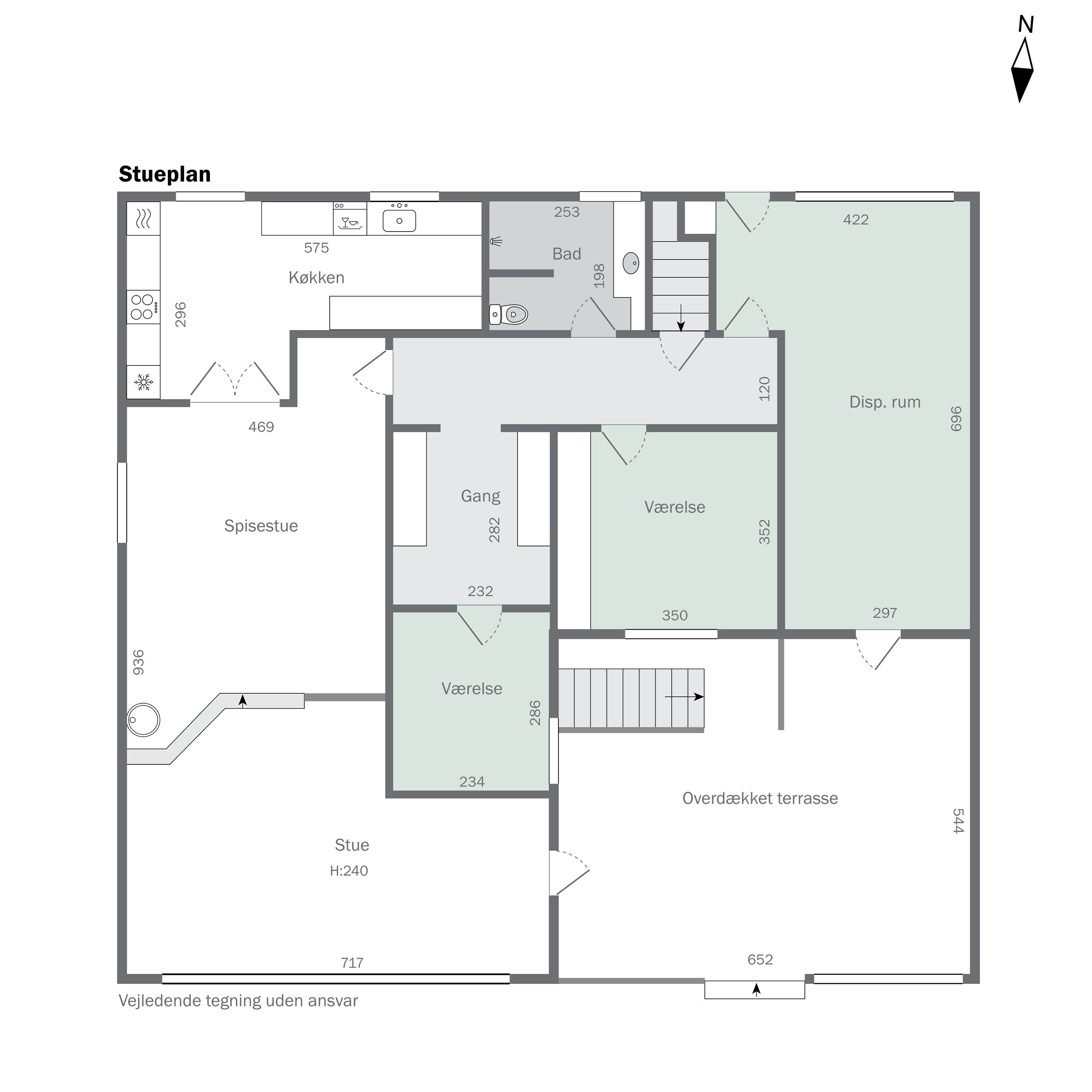 Plantegninger billede af Kattedamsvej 24, 9440 Aabybro