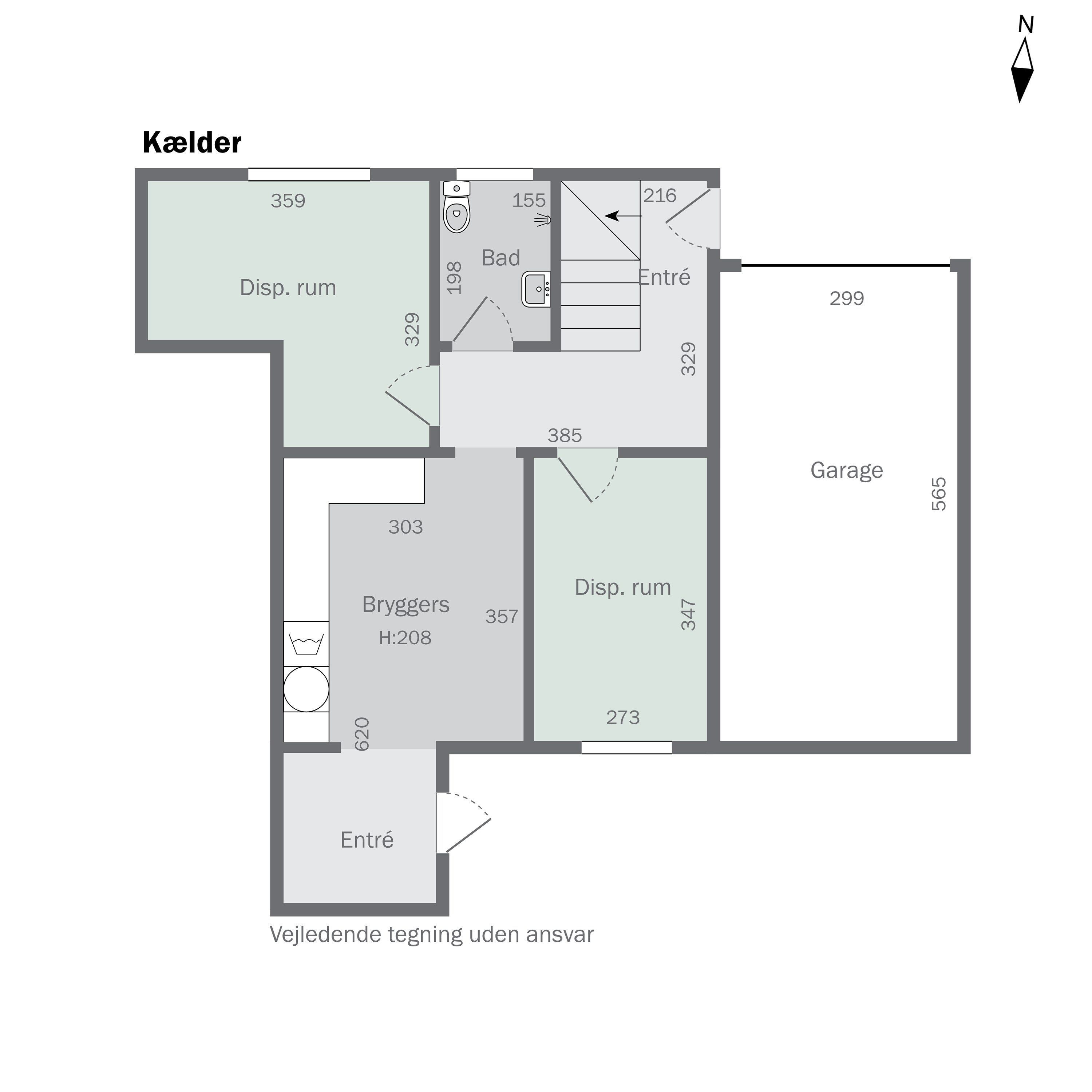 Plantegninger billede af Kattedamsvej 24, 9440 Aabybro