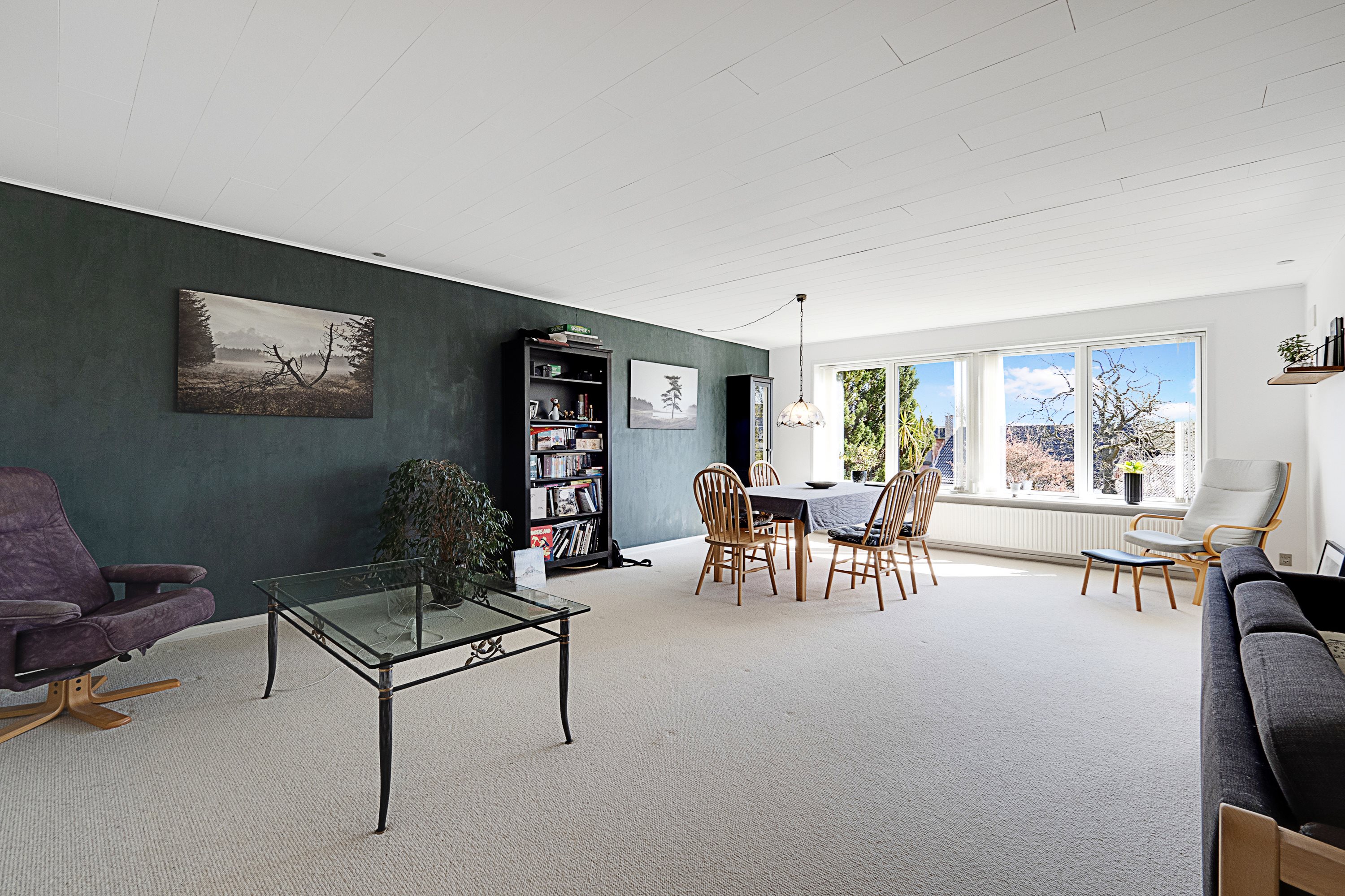 Fremhævet stue billede i fuldskærmstilstand. Billede af Østerhaven 4, Bjergby, 7950 Erslev