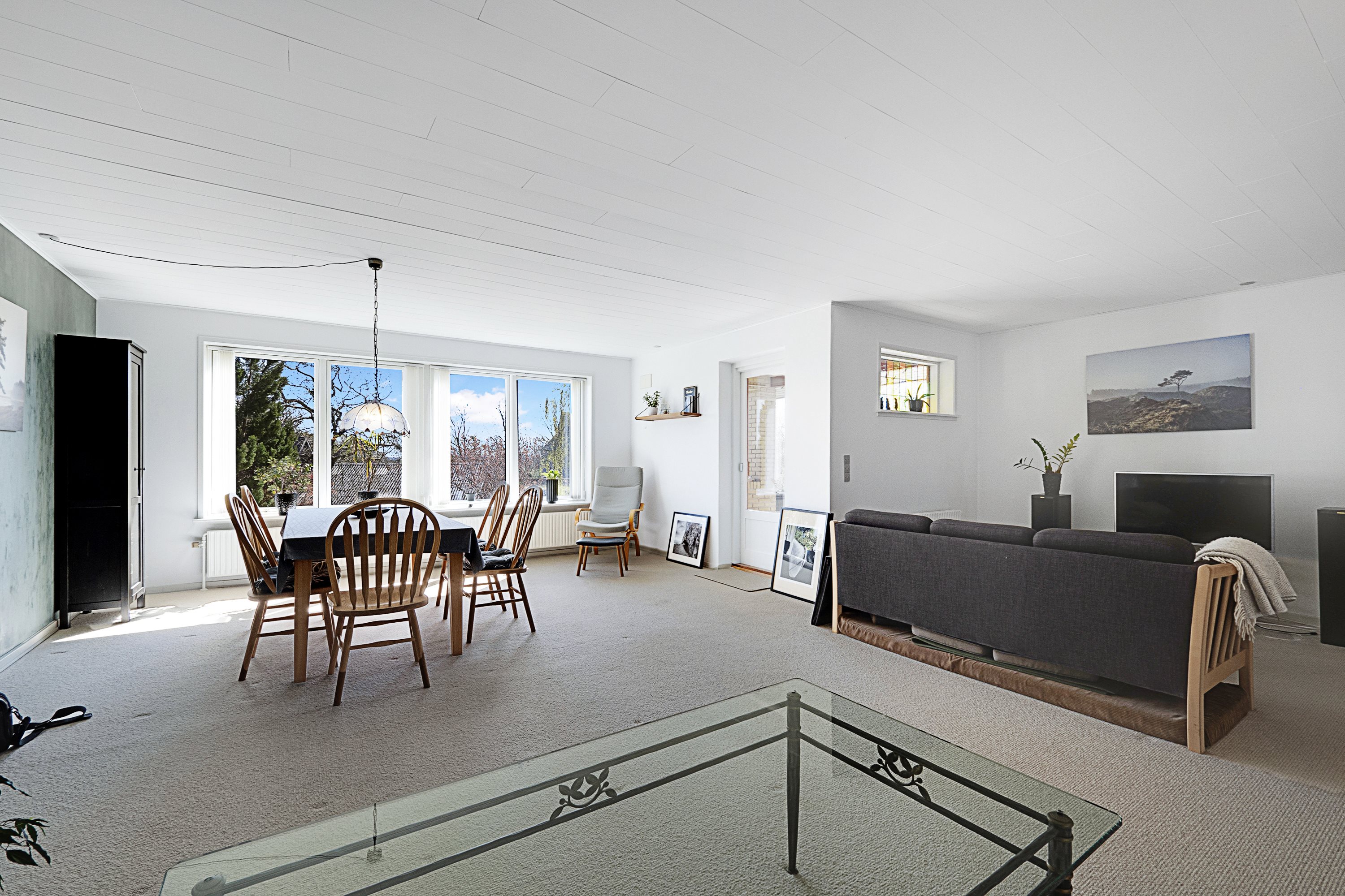 Fremhævet stue billede i fuldskærmstilstand. Billede af Østerhaven 4, Bjergby, 7950 Erslev