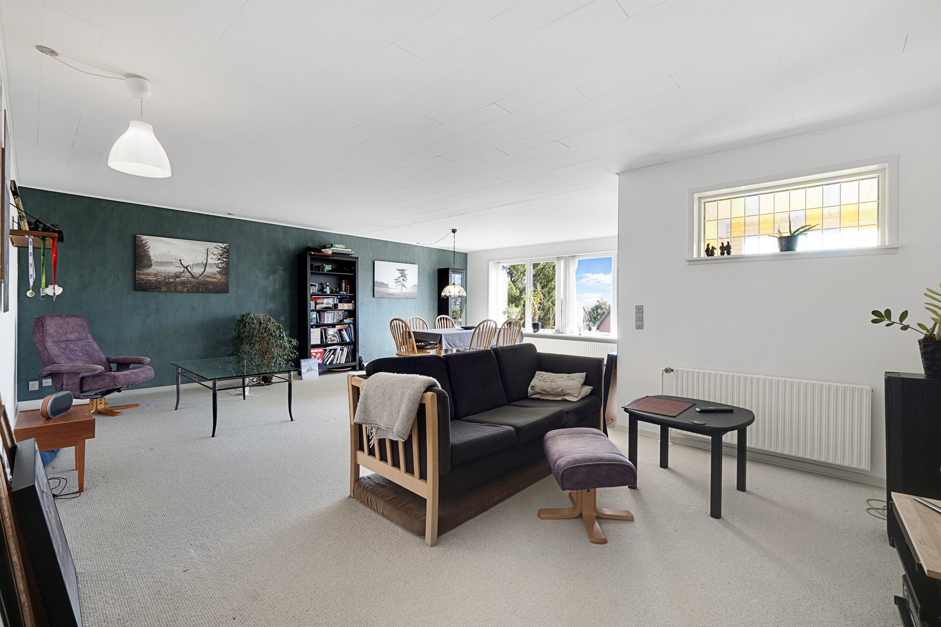 Fremhævet stue billede i fuldskærmstilstand. Billede af Østerhaven 4, Bjergby, 7950 Erslev