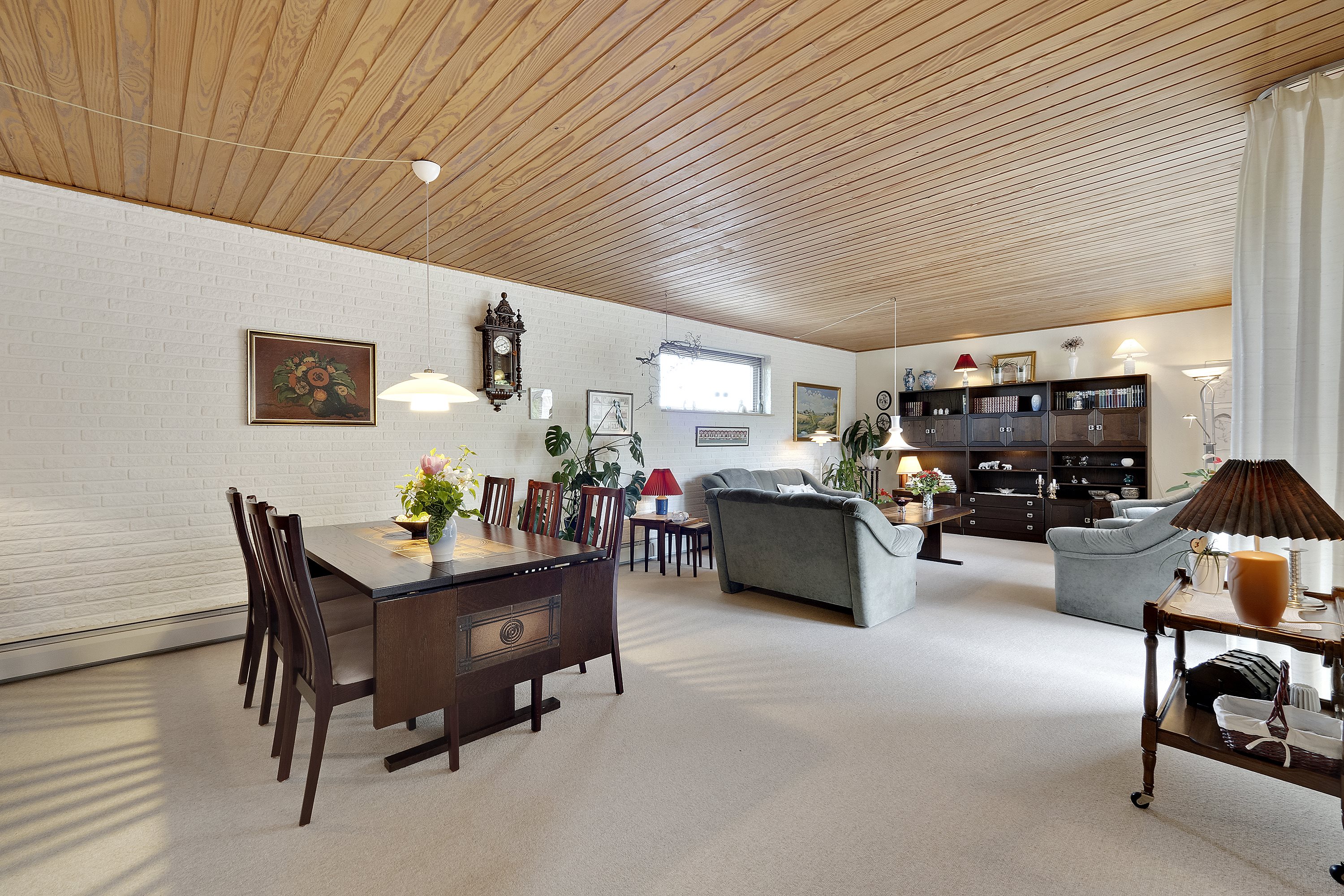 Fremhævet stue billede i fuldskærmstilstand. Billede af Nørvej 20, V Hvidbjerg, 7960 Karby