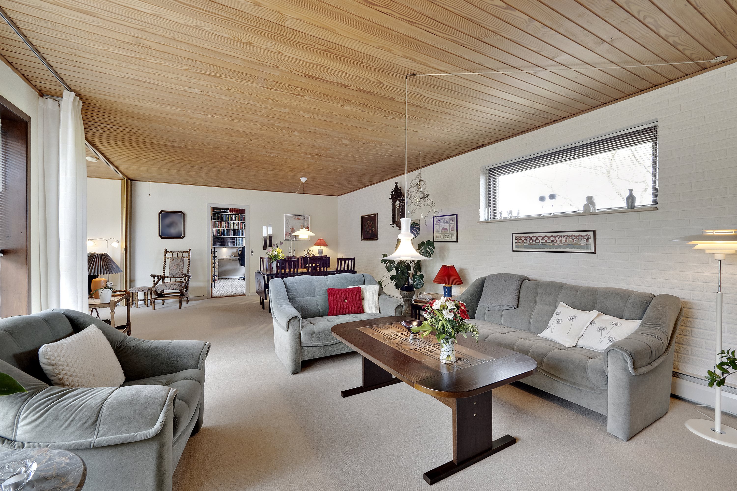 Fremhævet stue billede i fuldskærmstilstand. Billede af Nørvej 20, V Hvidbjerg, 7960 Karby