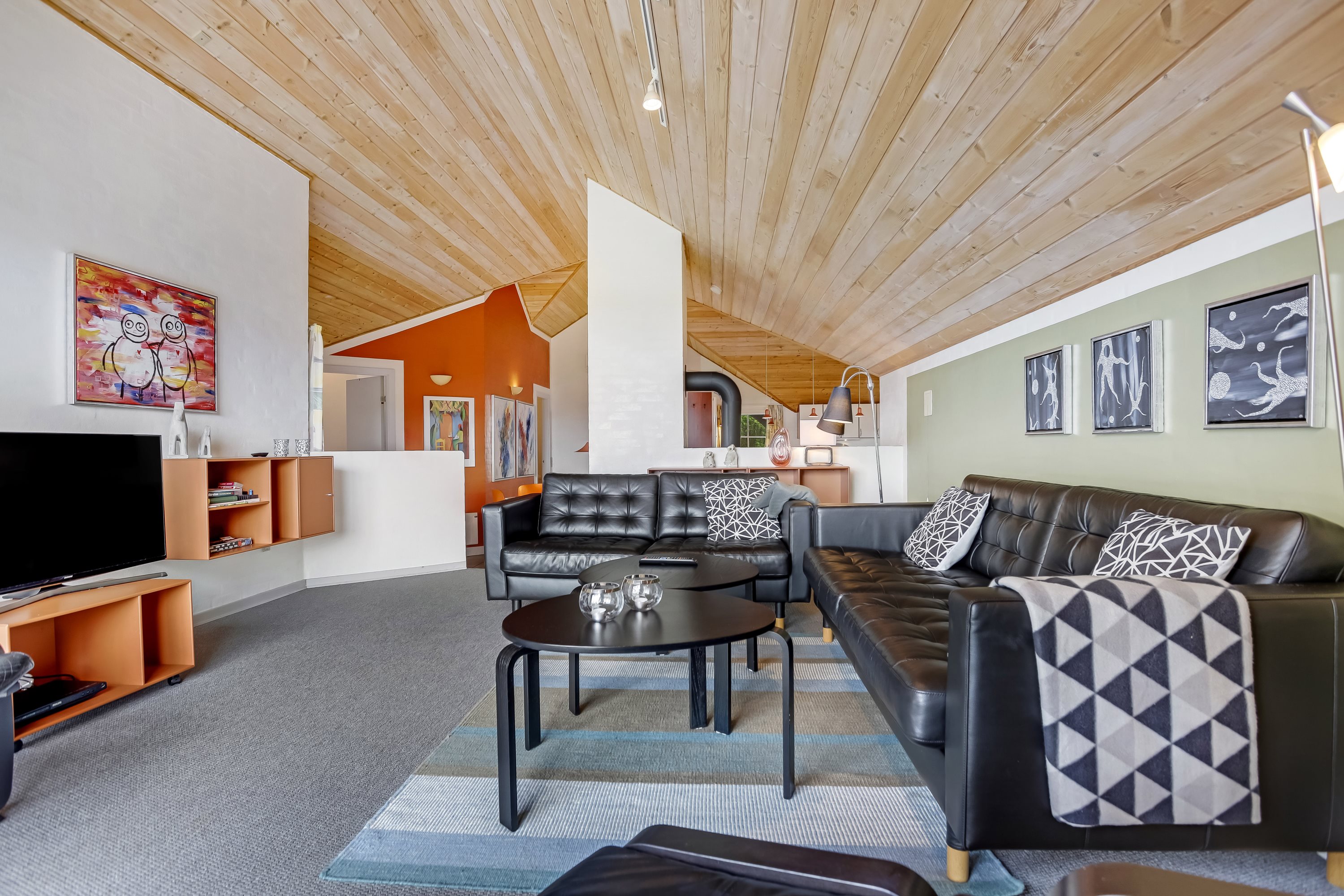 Fremhævet stue billede i fuldskærmstilstand. Billede af Fyrvej 41E, 6857 Blåvand