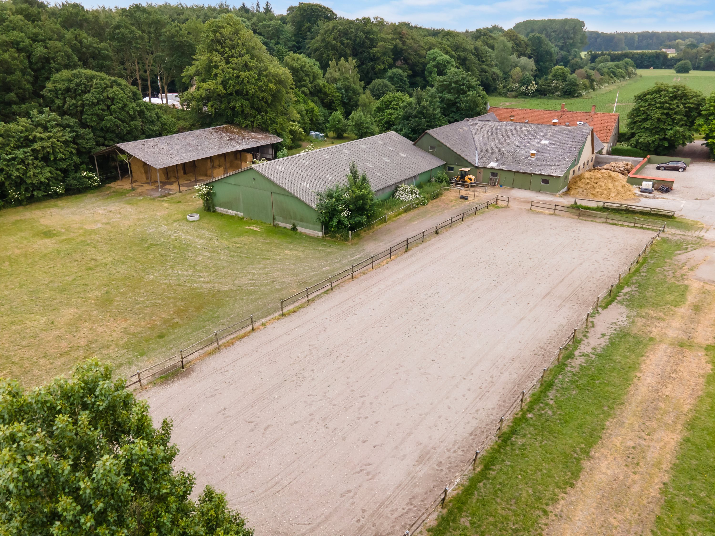 Fremhævet luftfoto billede i fuldskærmstilstand. Billede af Sørupvej 21, 4863 Eskilstrup